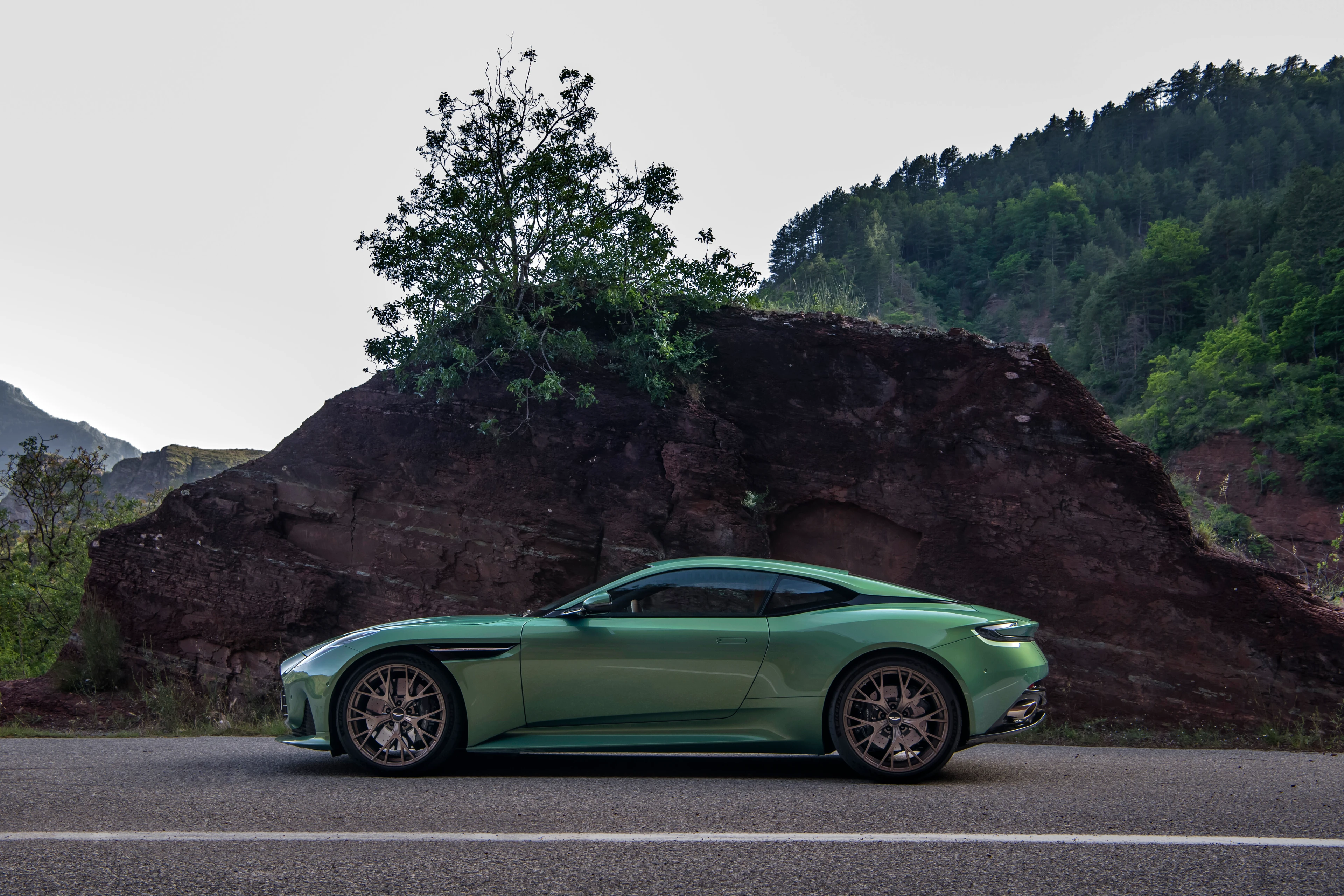 Aston Martin DB12 — Side Profile (Left)
