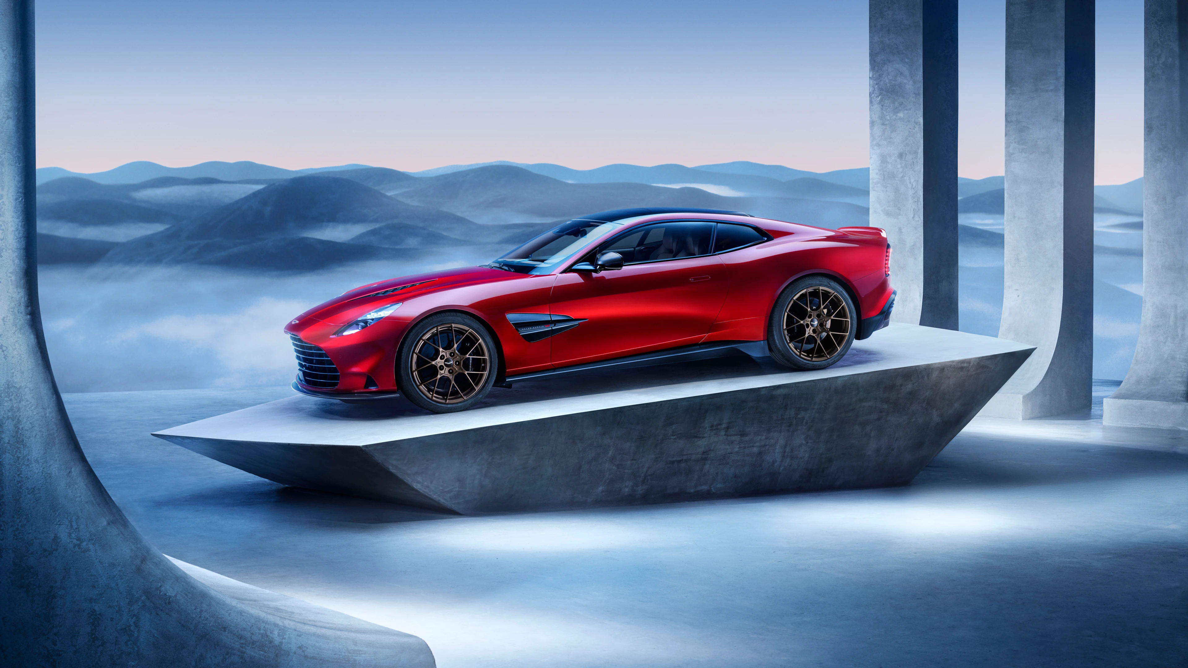 Vanquish on a Stone Plinth