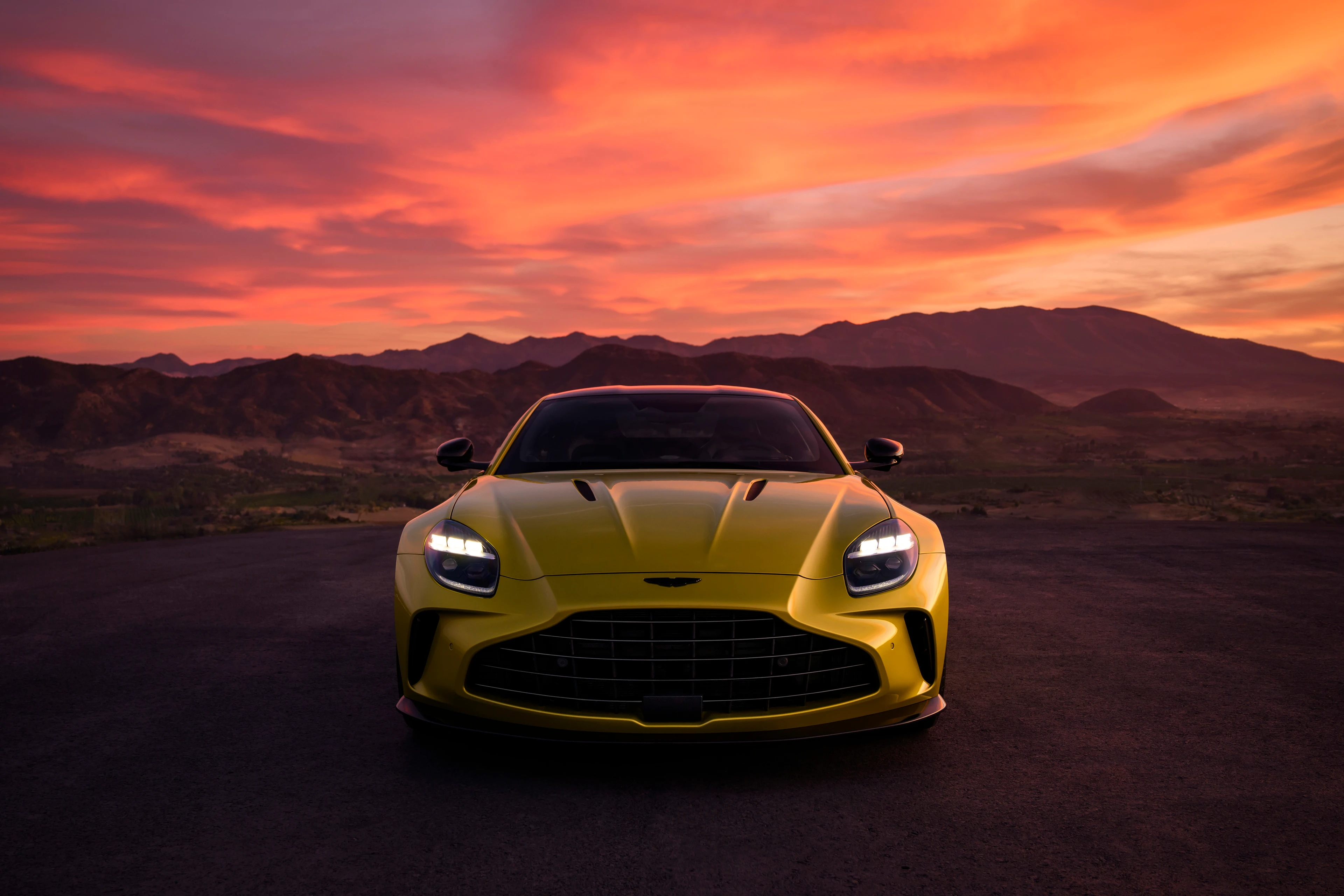 Vantage in Yellow at Dusk