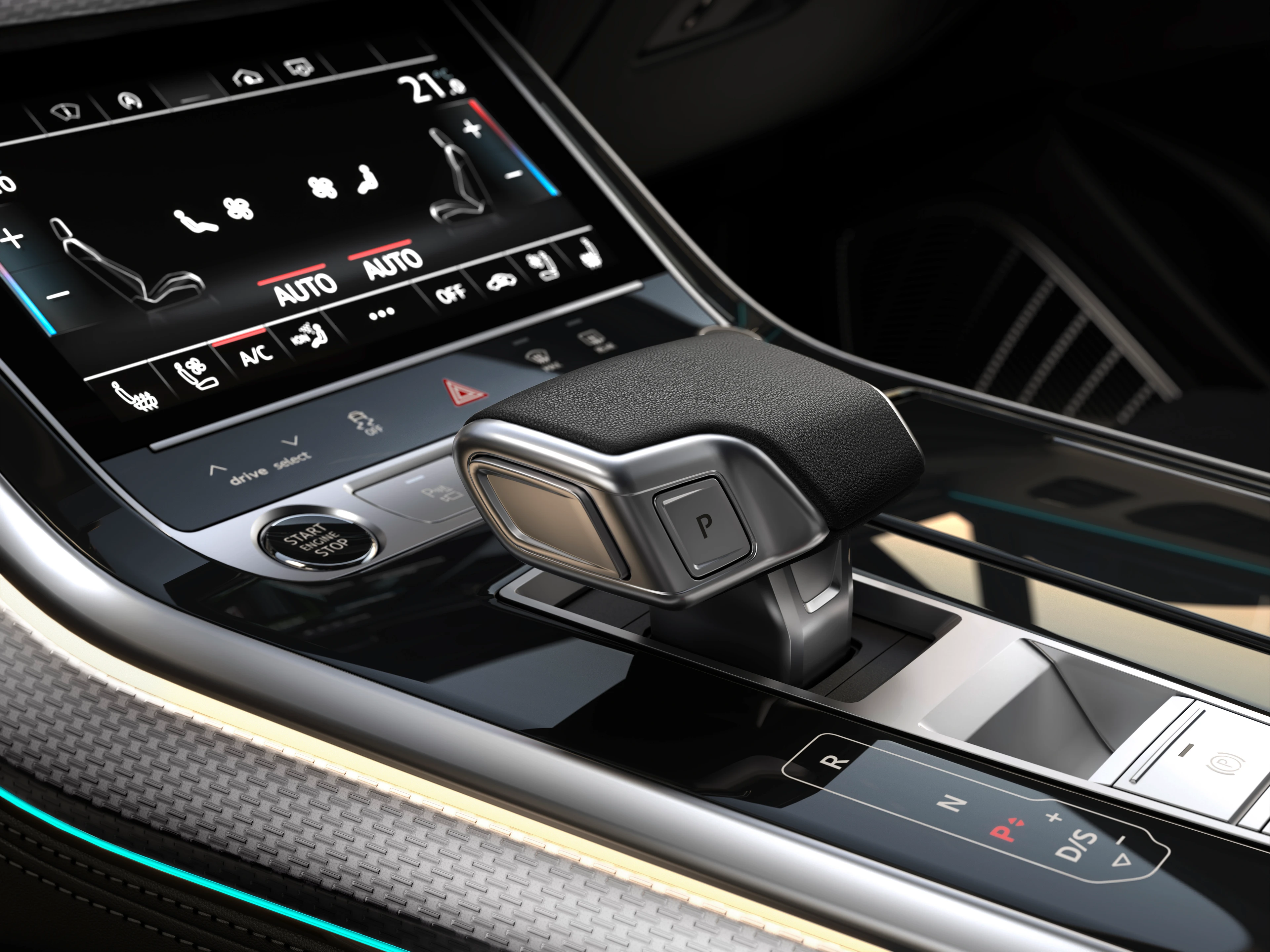 MMI Touch and Gear Selector
