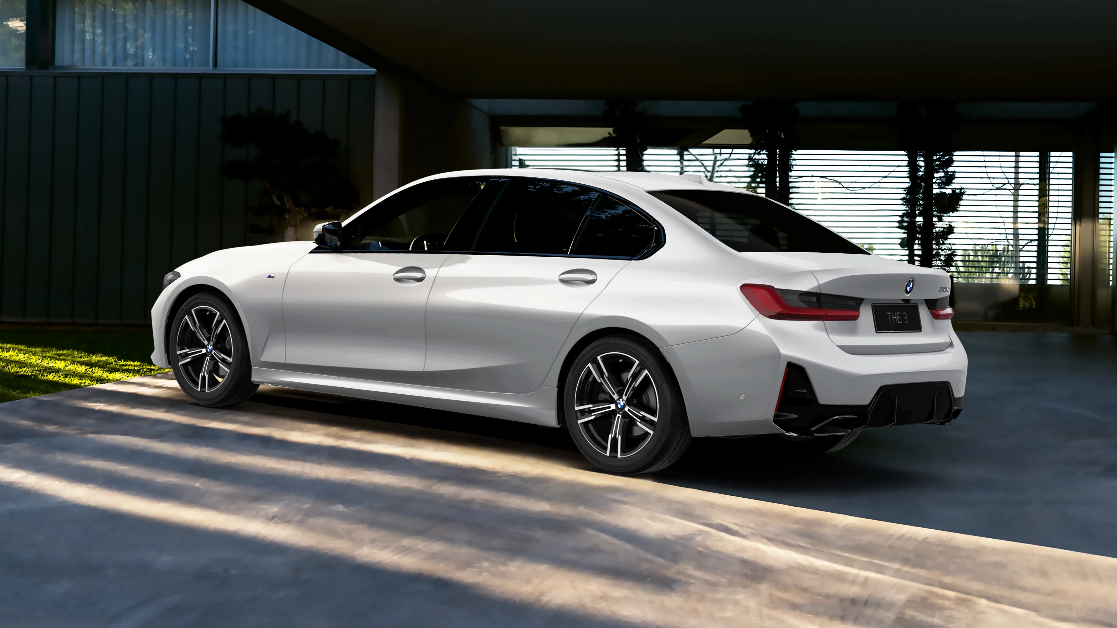 BMW 3 Series LWB — Rear Left Three-Quarter View (50 Jahre Edition)
