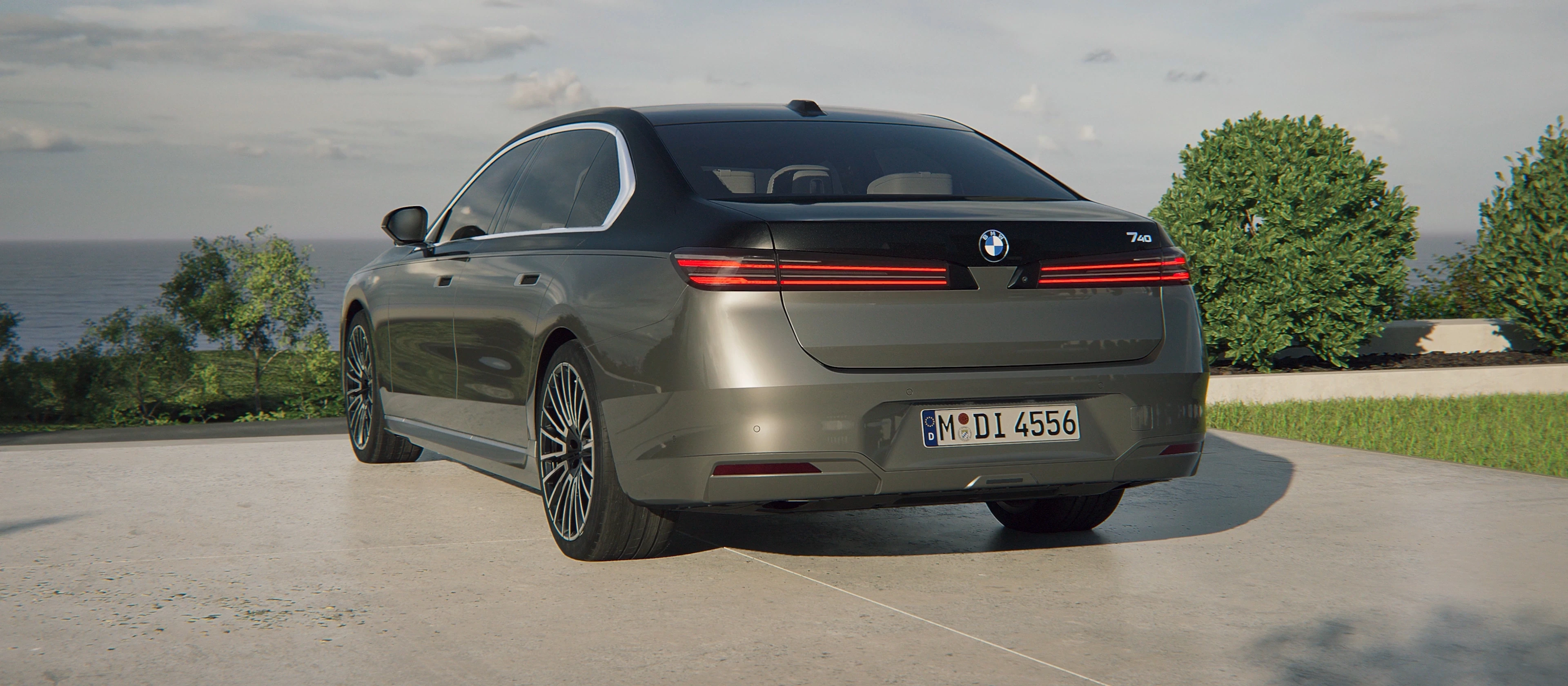 Rear Left Three-Quarter View