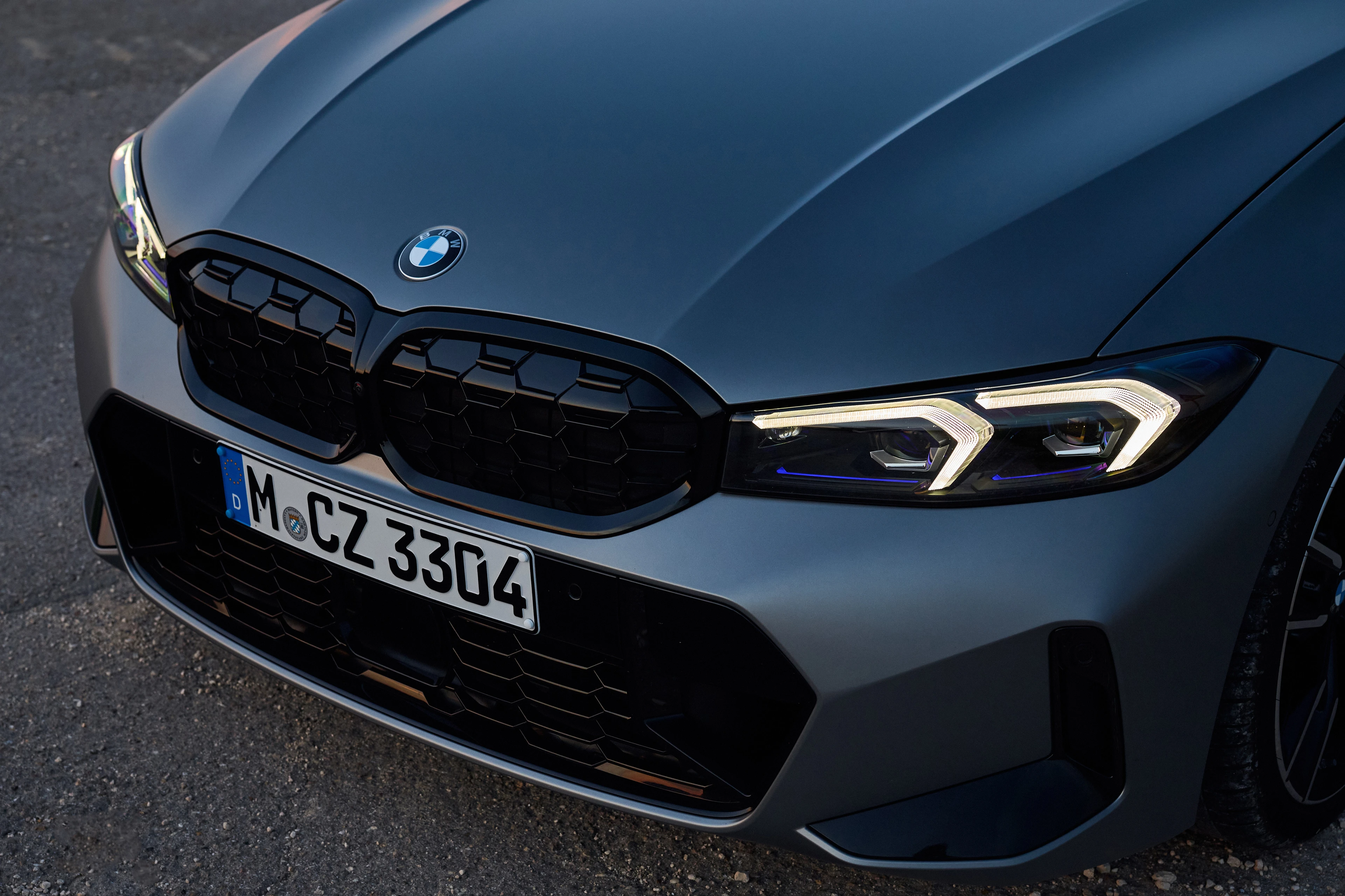 Headlamp and Kidney Grille