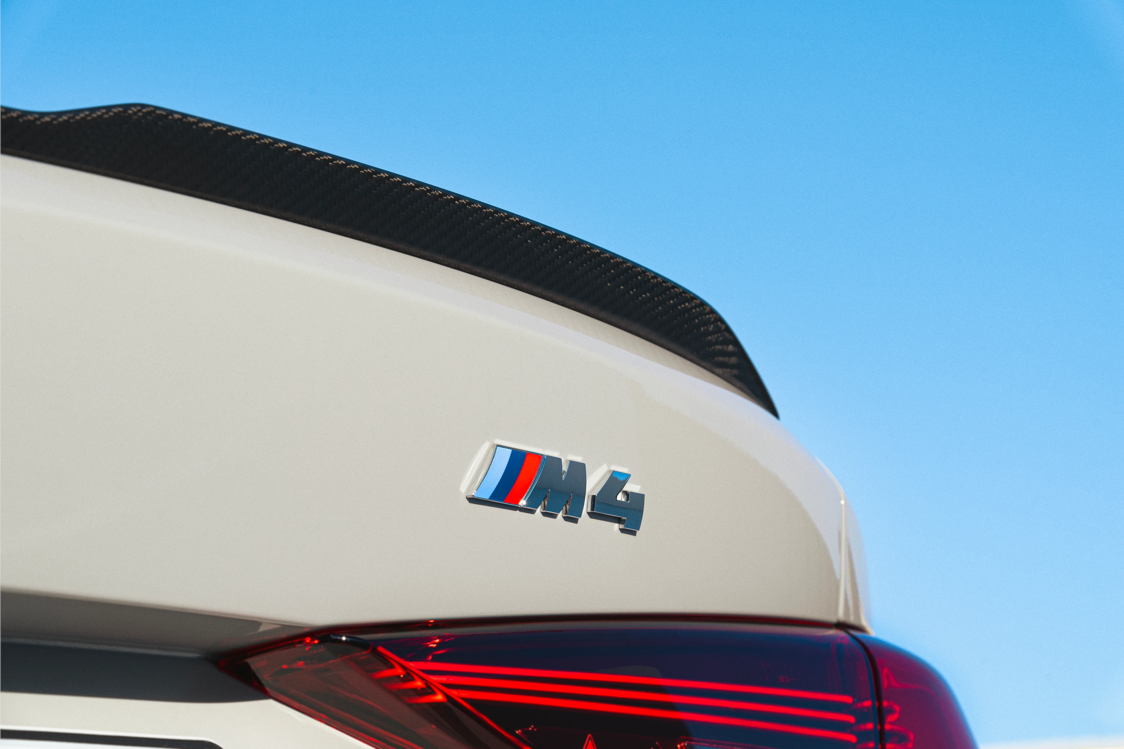 M4 Badge and Carbon Rear Spoiler