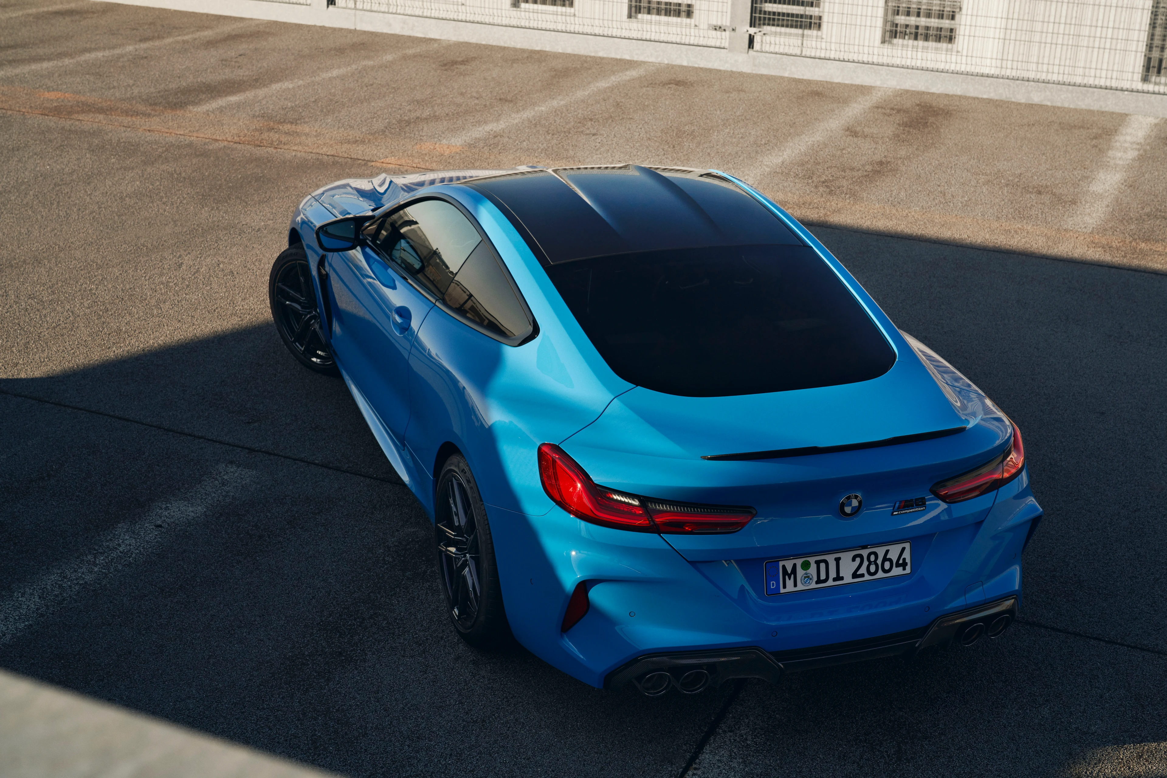 Rear Three-Quarter View from Above