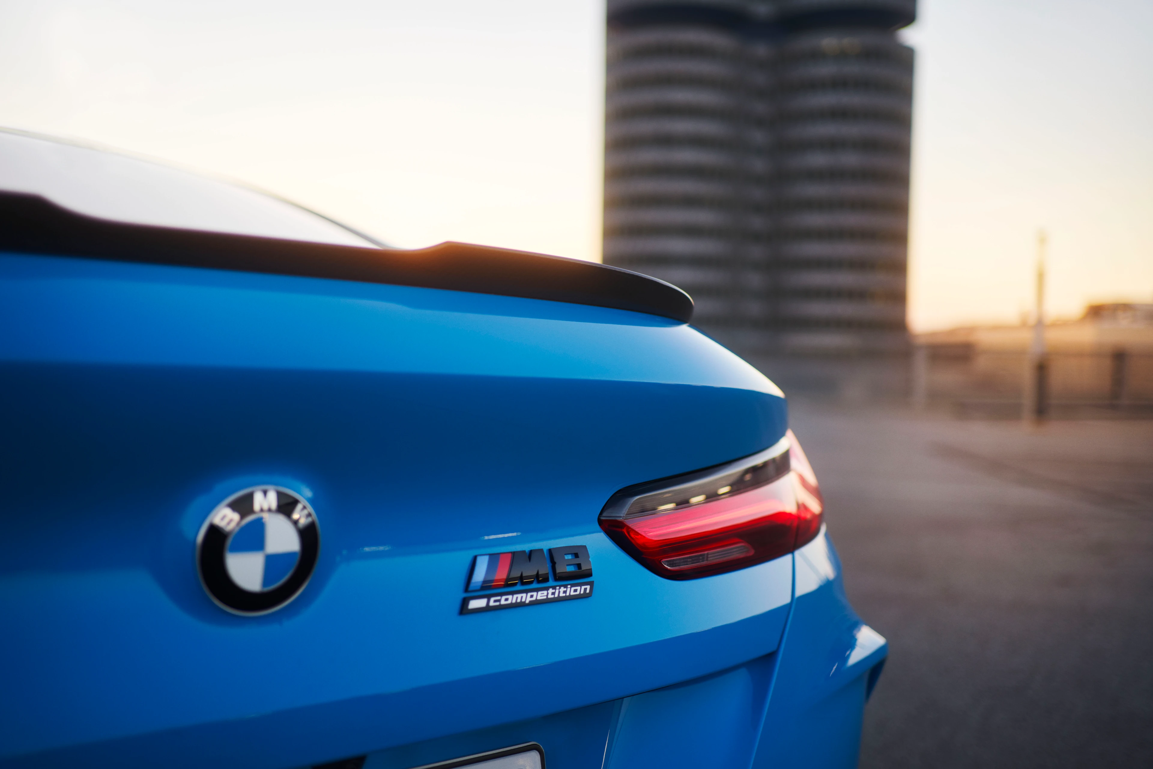 Tail Lamp and M8 Competition Badge