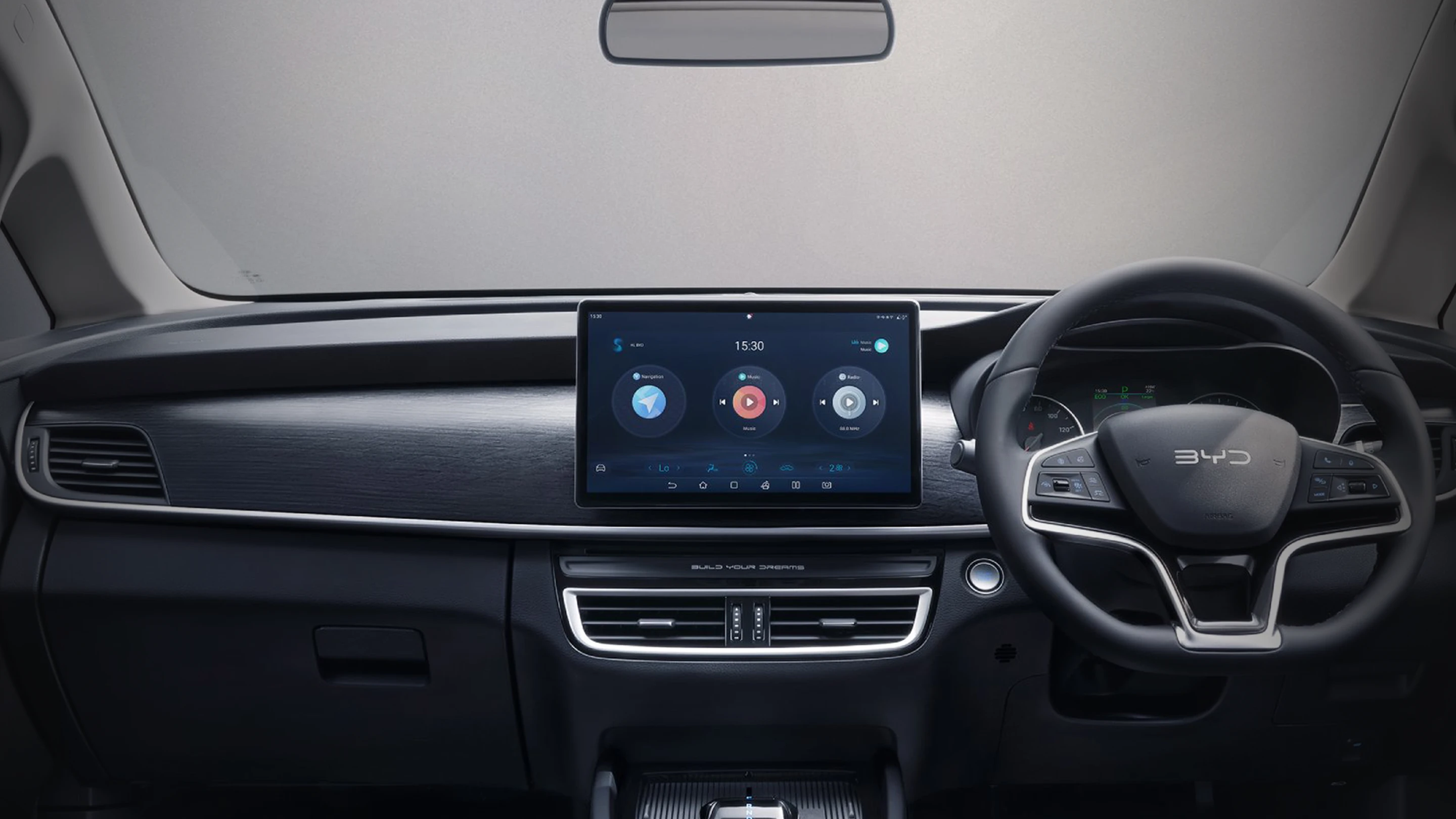 Touchscreen and Steering Wheel
