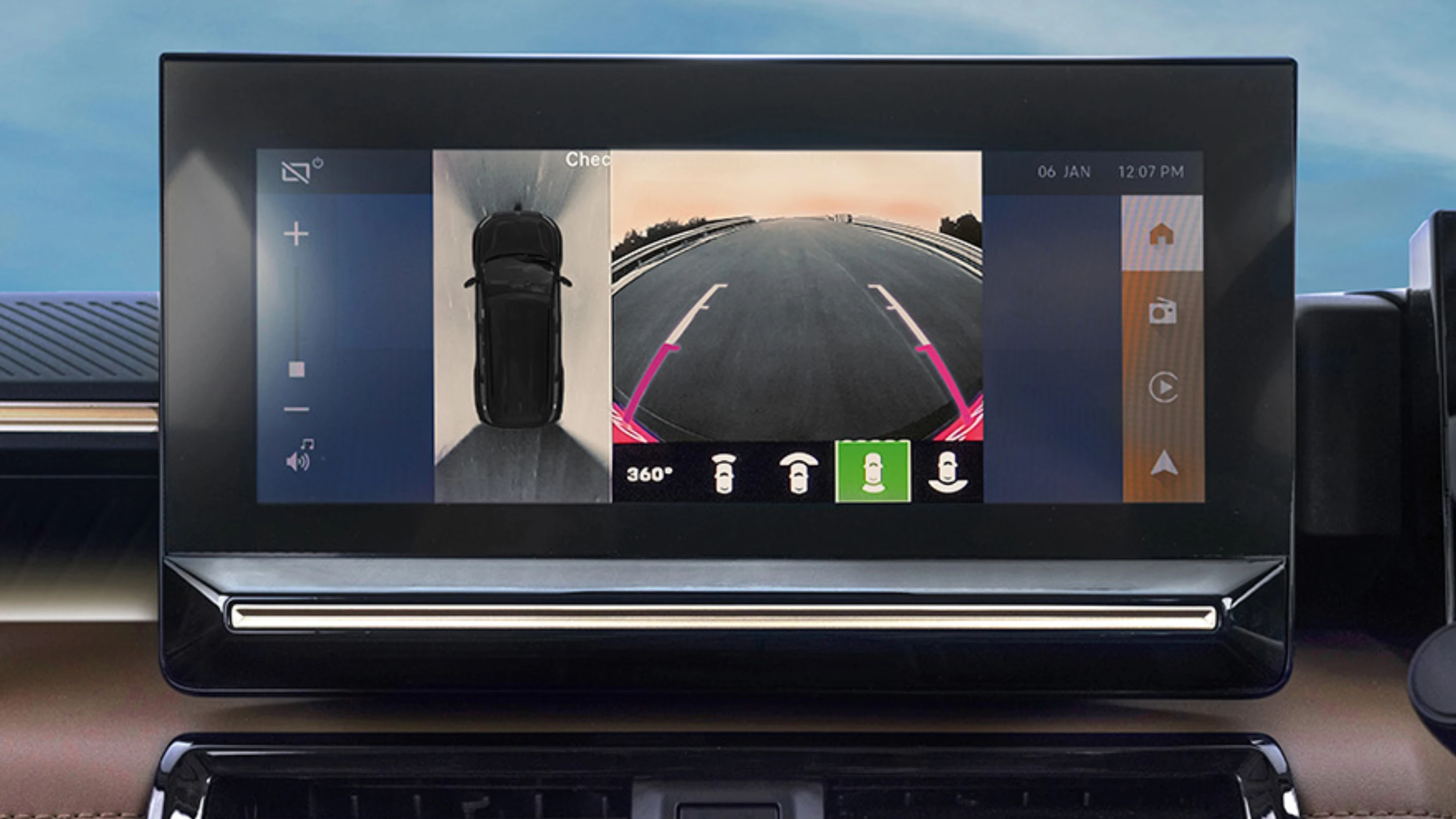 Camera View On The Touchscreen