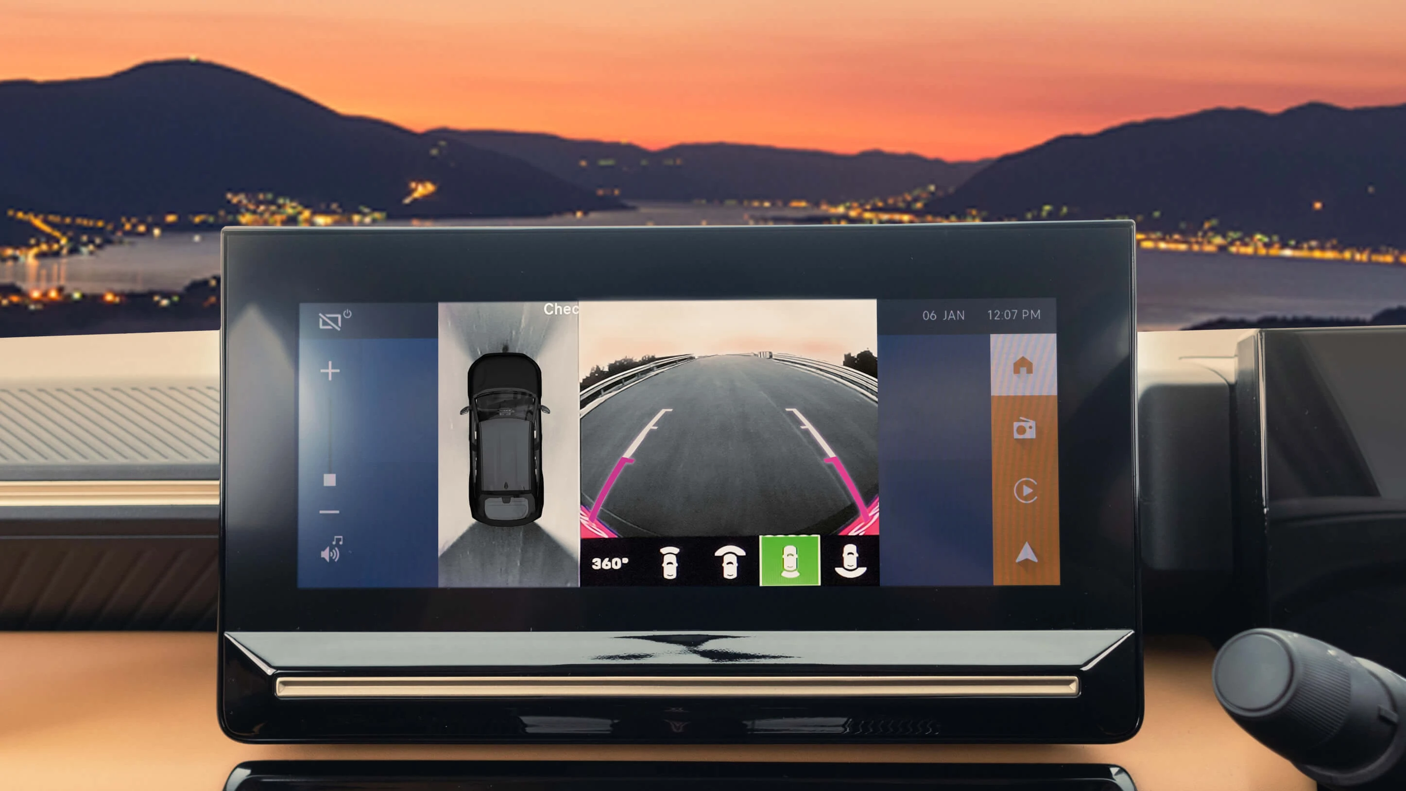 Camera View On The Touchscreen