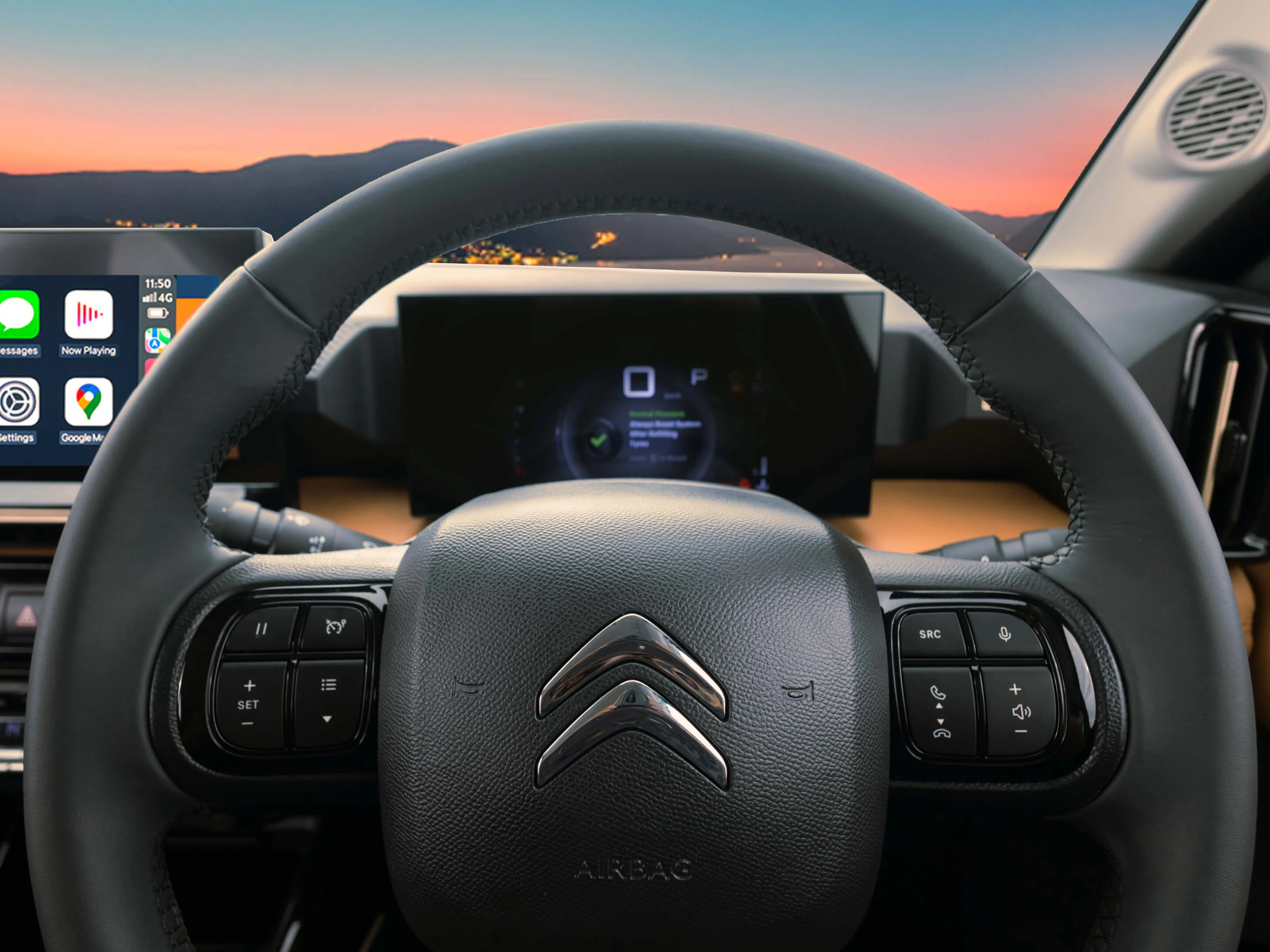 Steering Wheel And Digital Cluster
