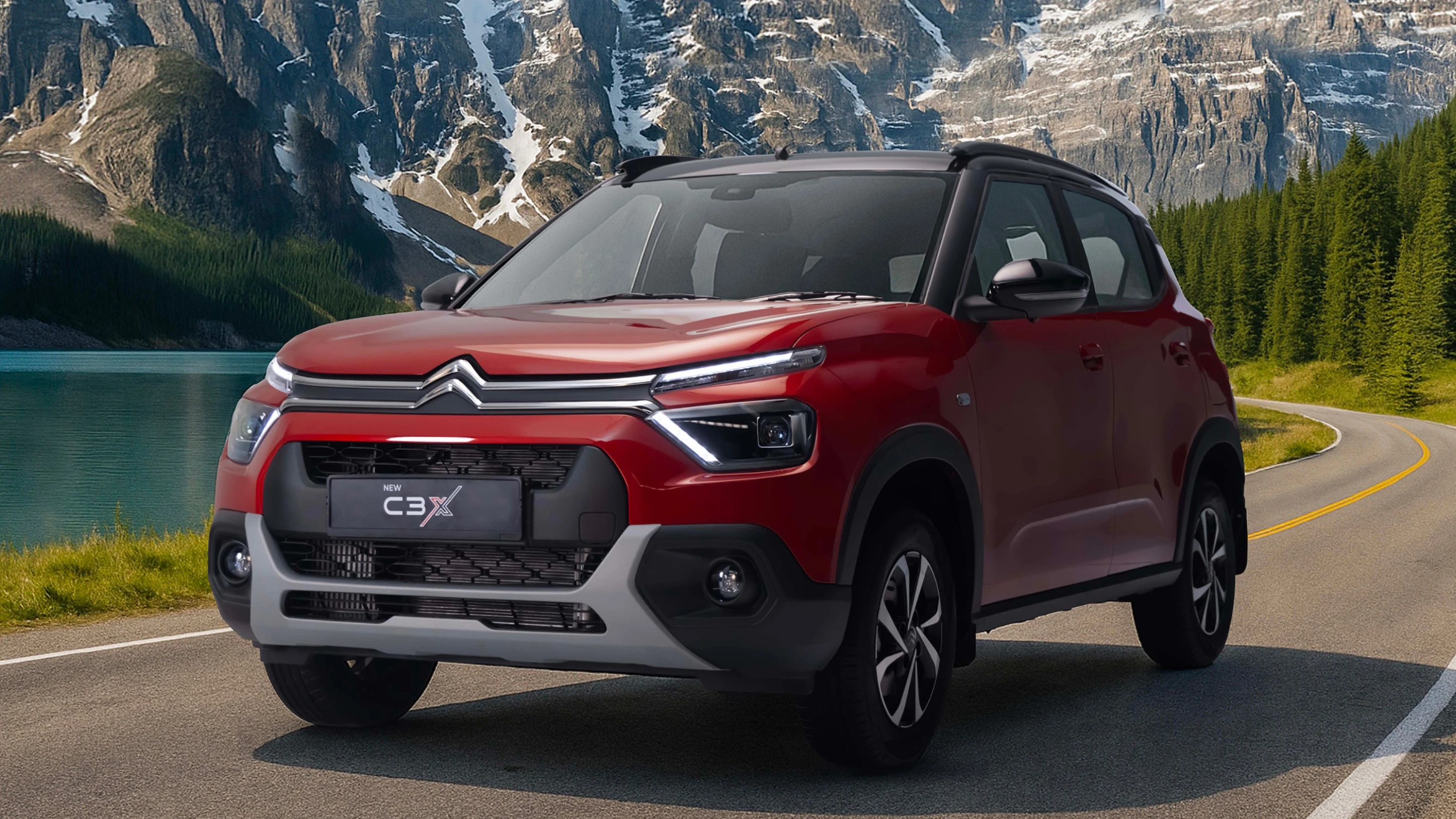 Front Three-Quarter In The Mountains