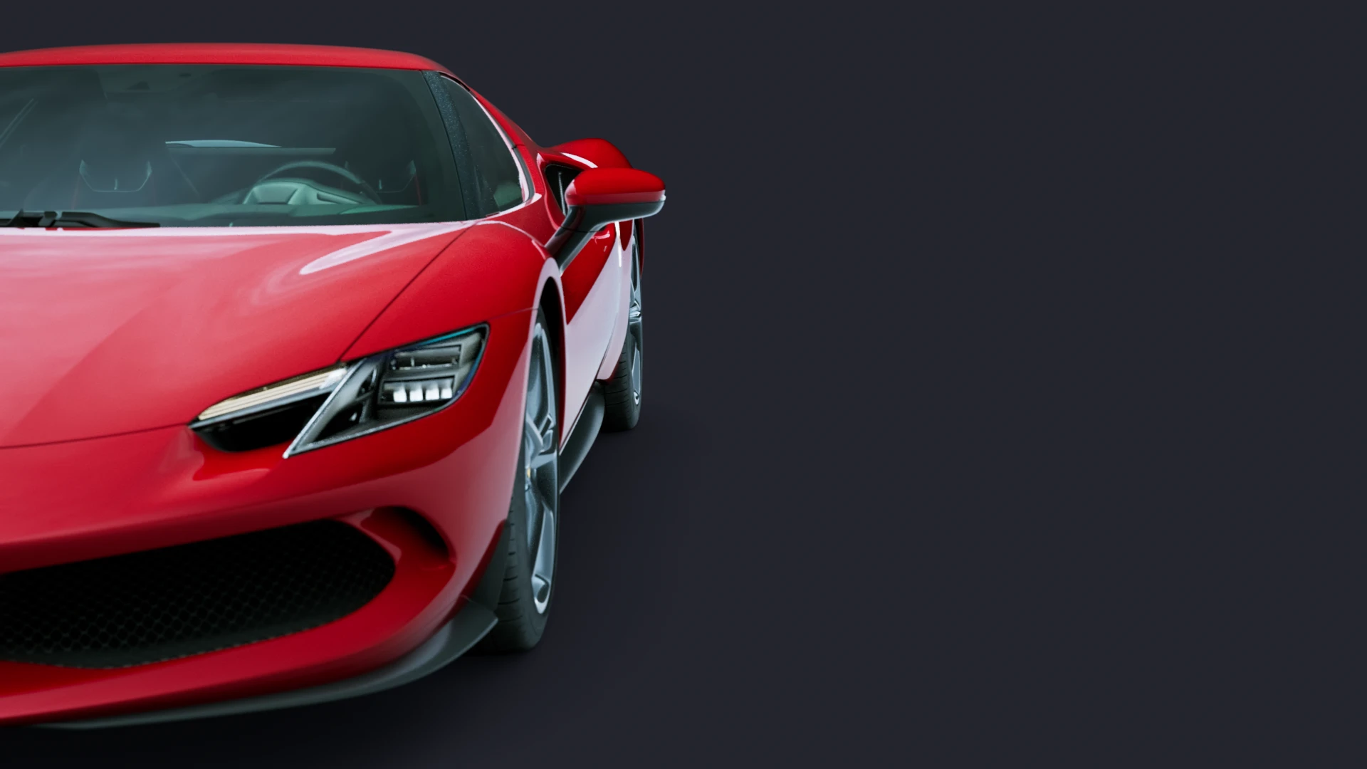 LED Headlamp and Front Splitter