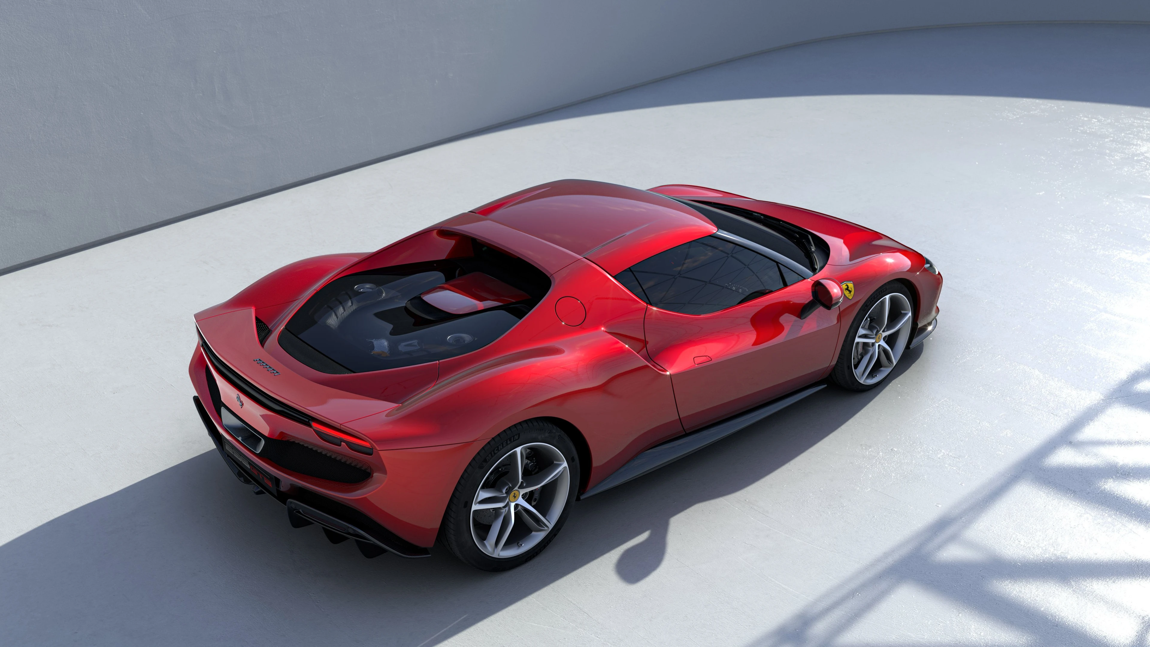 Rear Three-Quarter View from Above