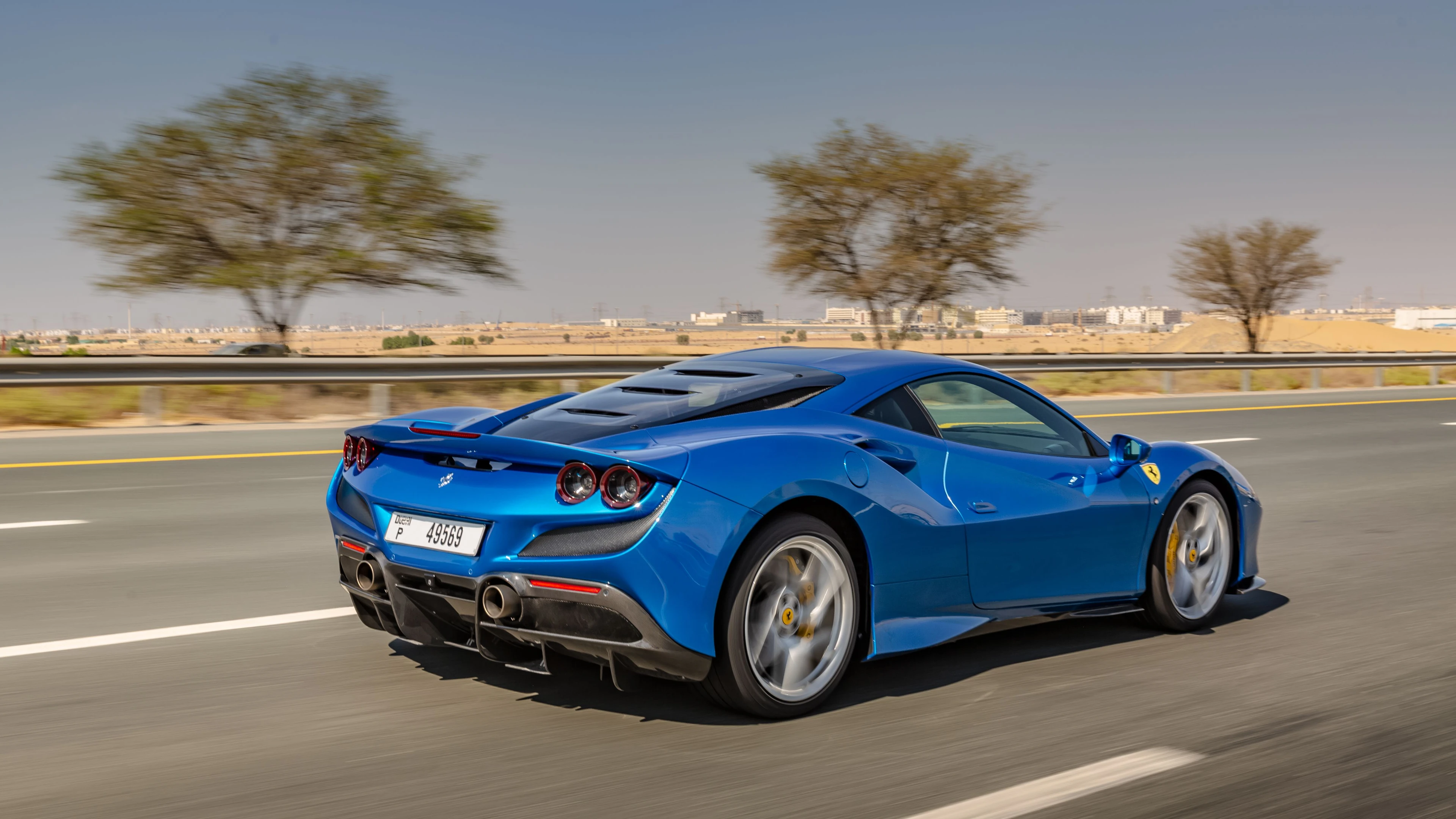 F8 Tributo in Blue on the Highway