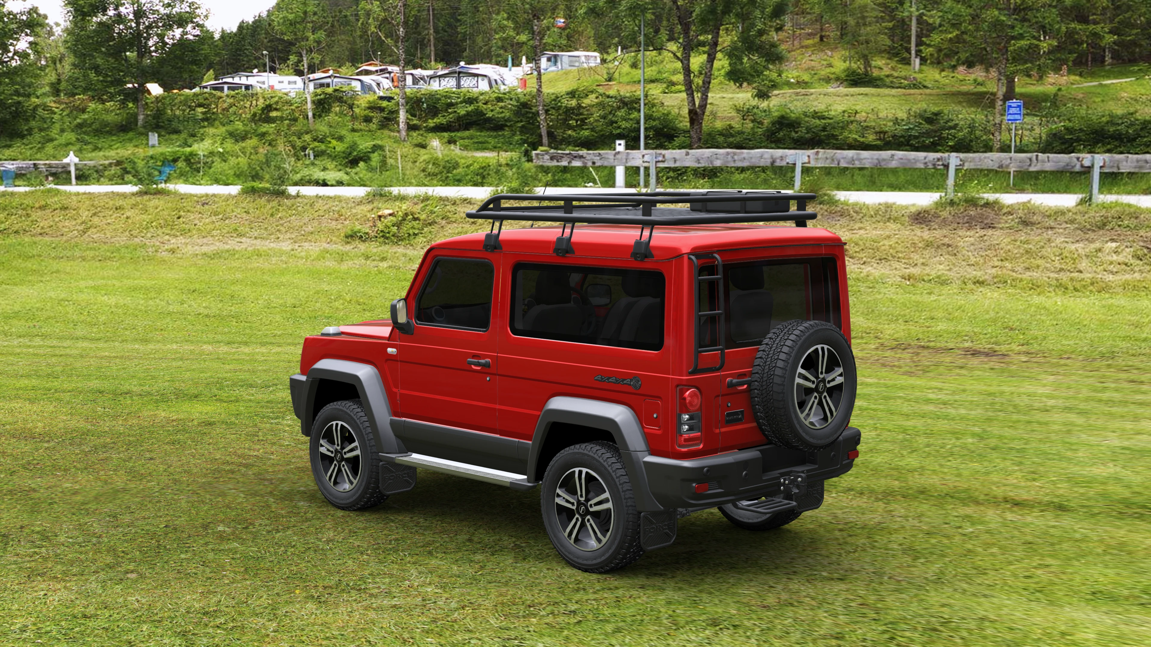 Rear Left Three-Quarter View
