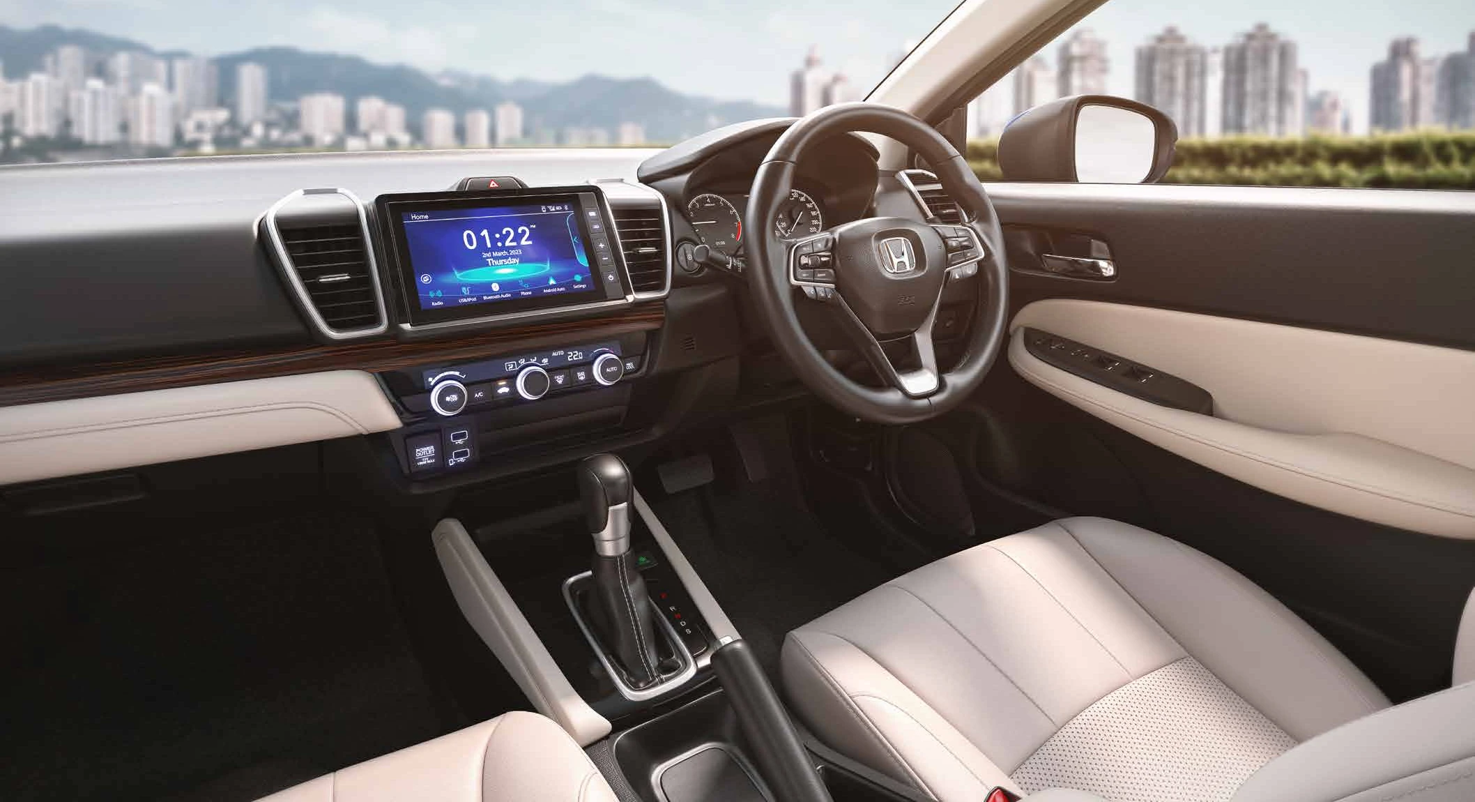 Dashboard from the Rear Seat