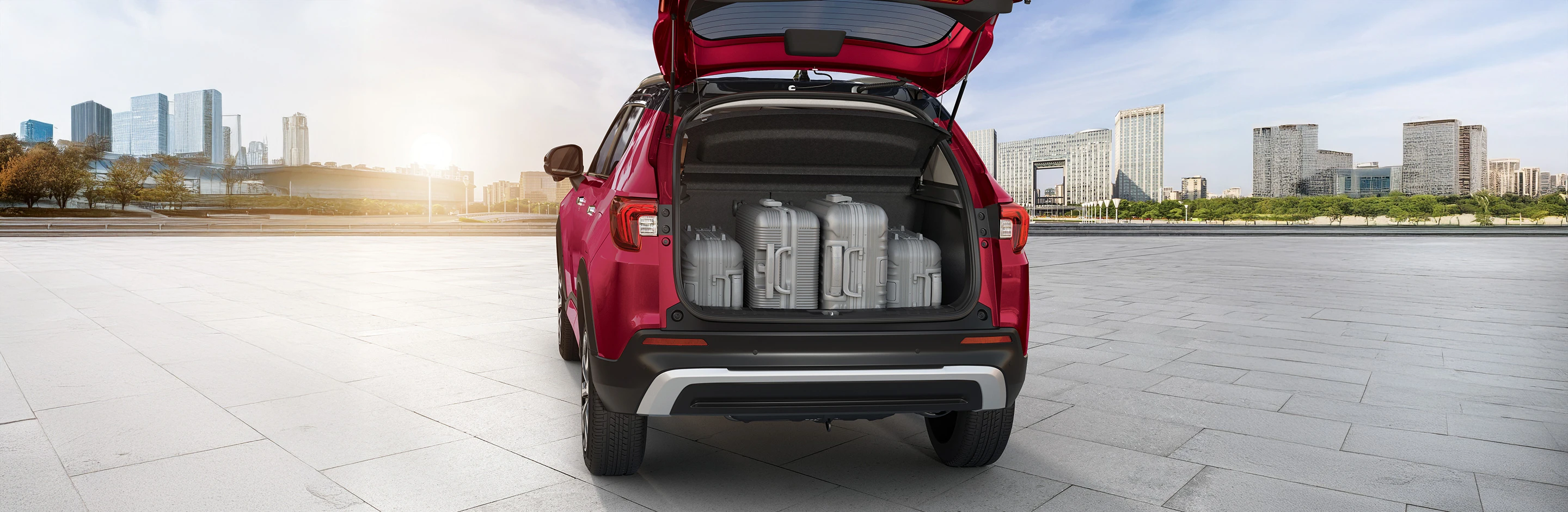 Boot Open with Luggage