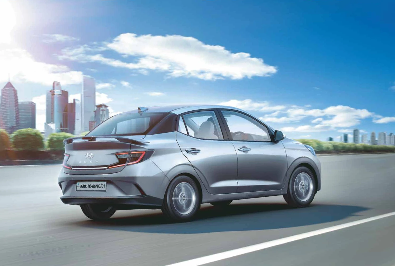 Driving: Rear Three-Quarter
