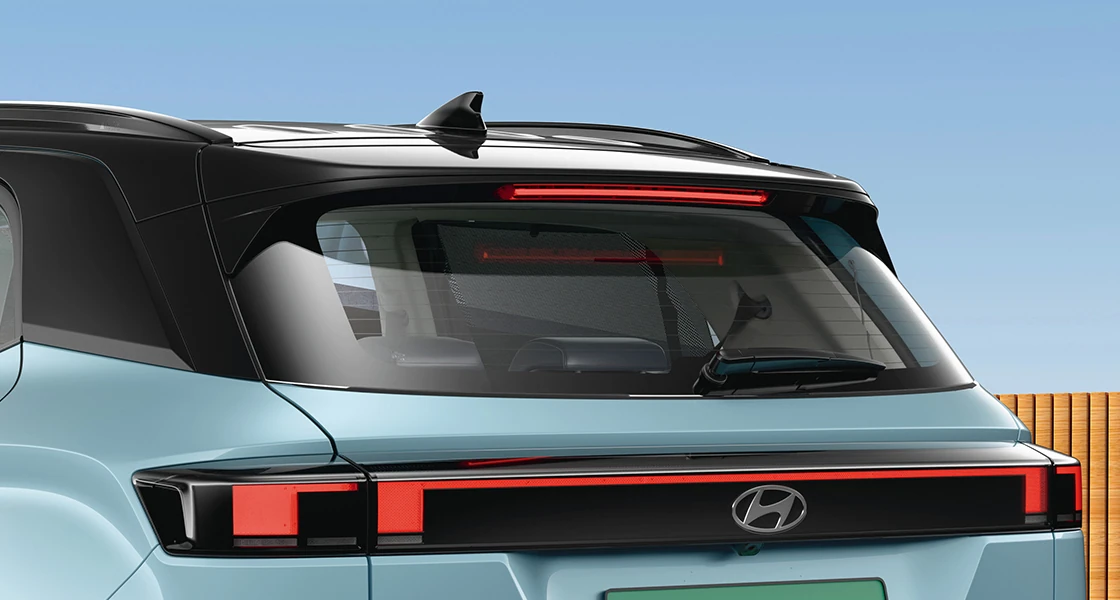 Connected Tail Lamps and Spoiler