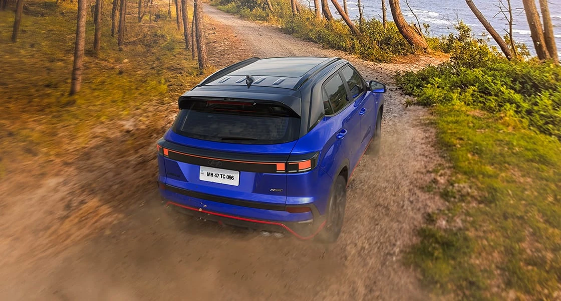 Driving: Aerial (Forest Trail)
