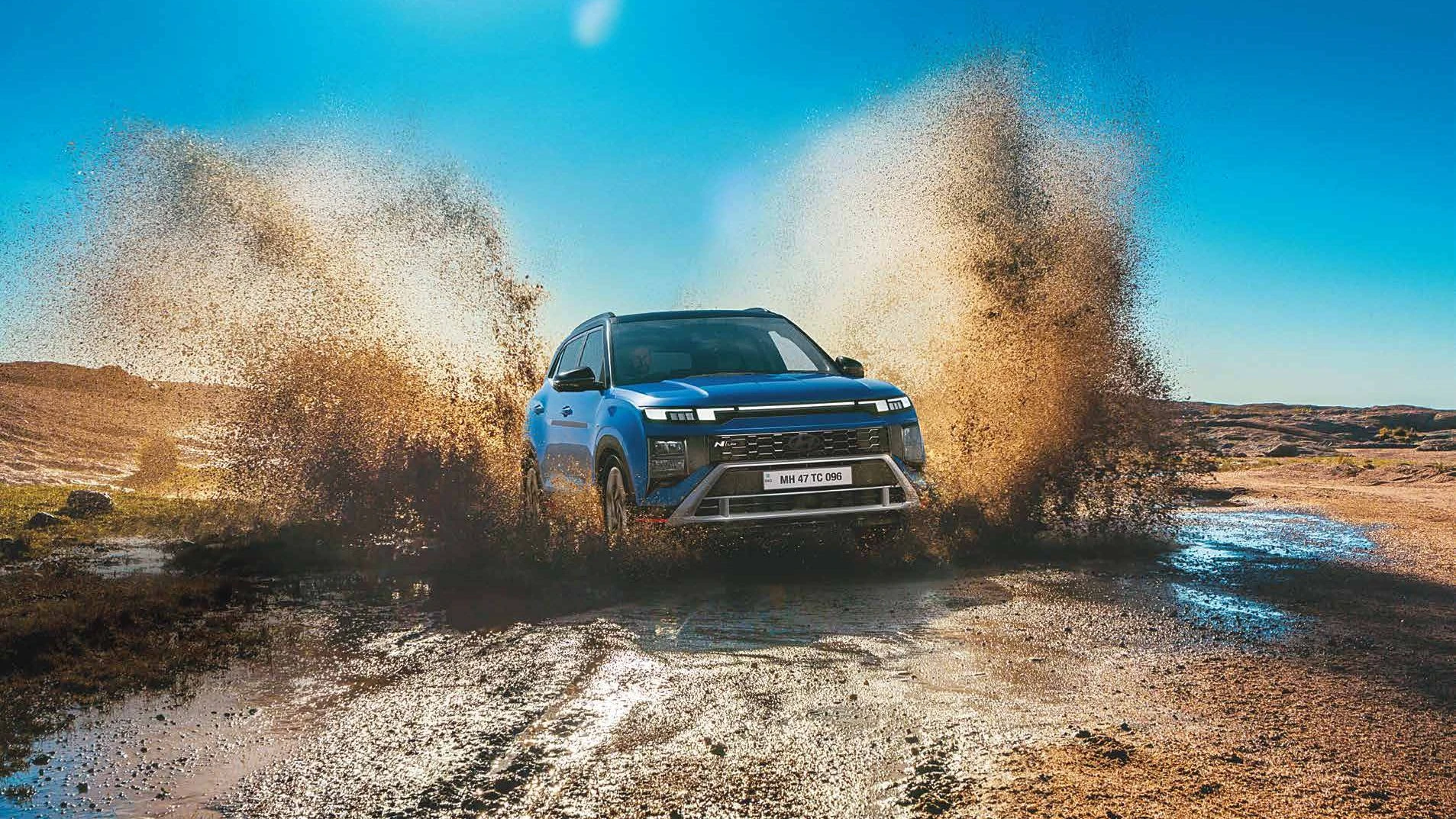 Driving: Front (Water Splash)