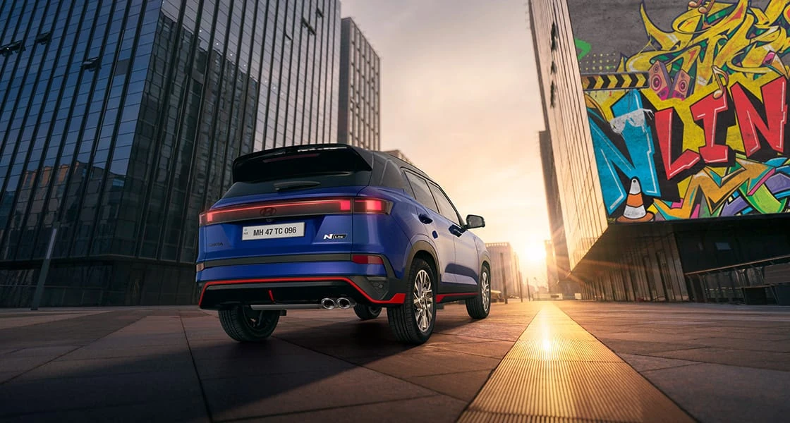 Rear Three-Quarter (Sunset)