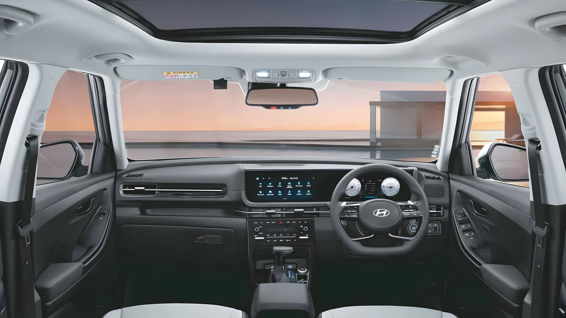 Front Cabin and Panoramic Sunroof