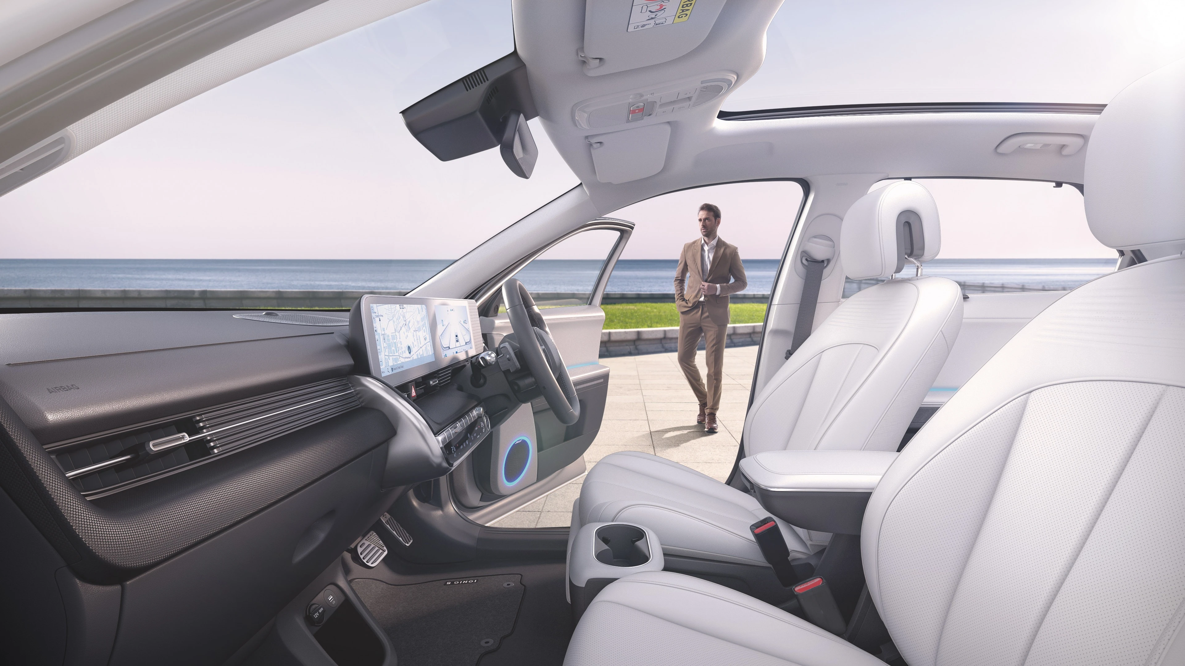 Cabin and Dashboard from the Passenger Side