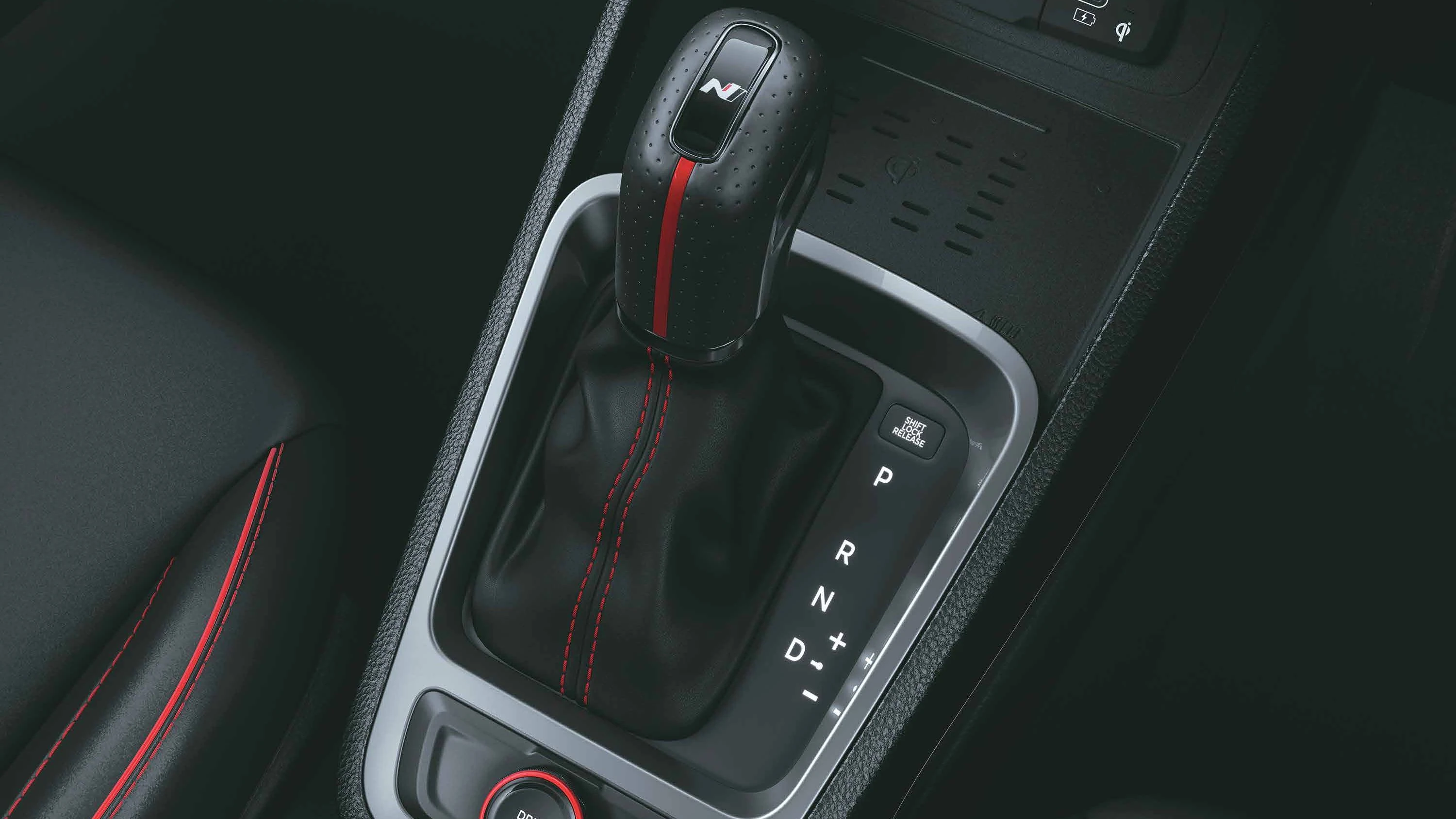 DCT Gear Lever with Red Stitching