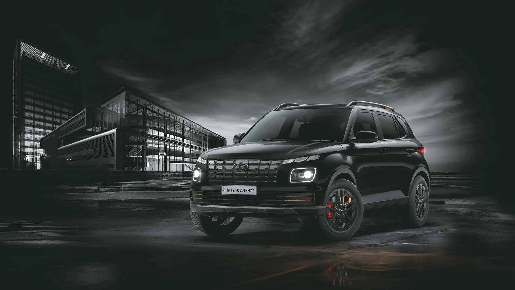 Knight Edition Front Three-Quarter (Night)
