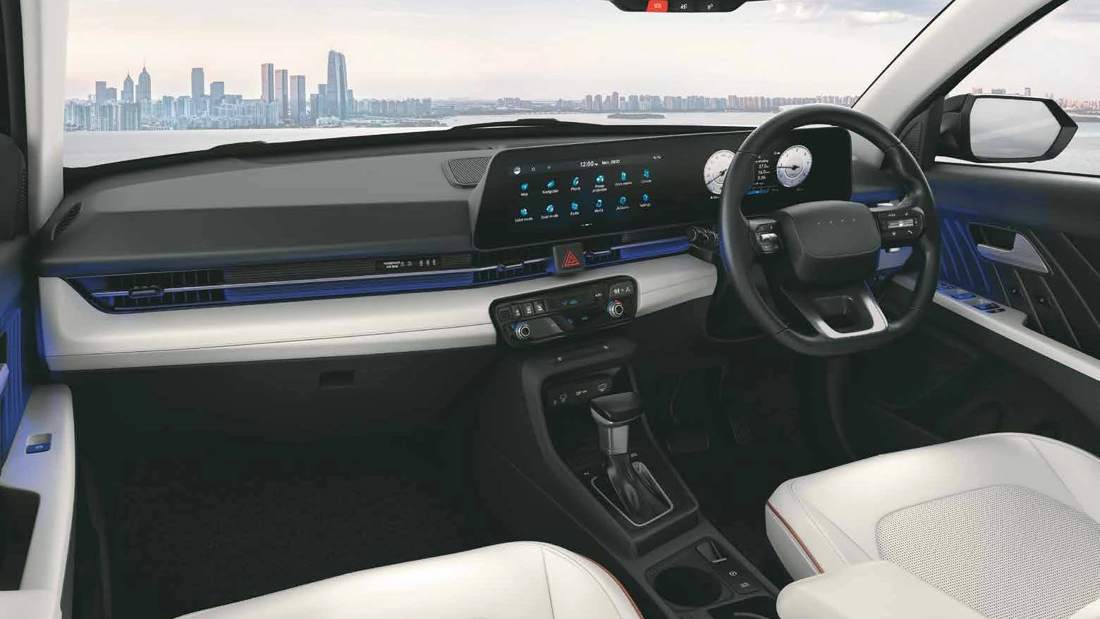 Dashboard from the Passenger Side