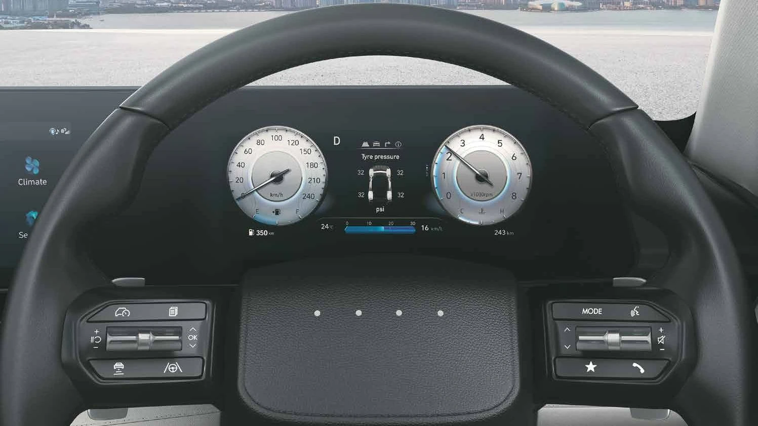 Steering Wheel and Digital Cluster
