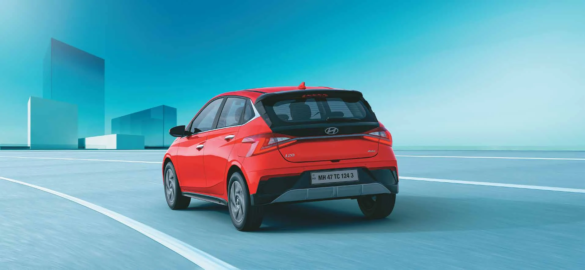 Driving: Rear Three-Quarter