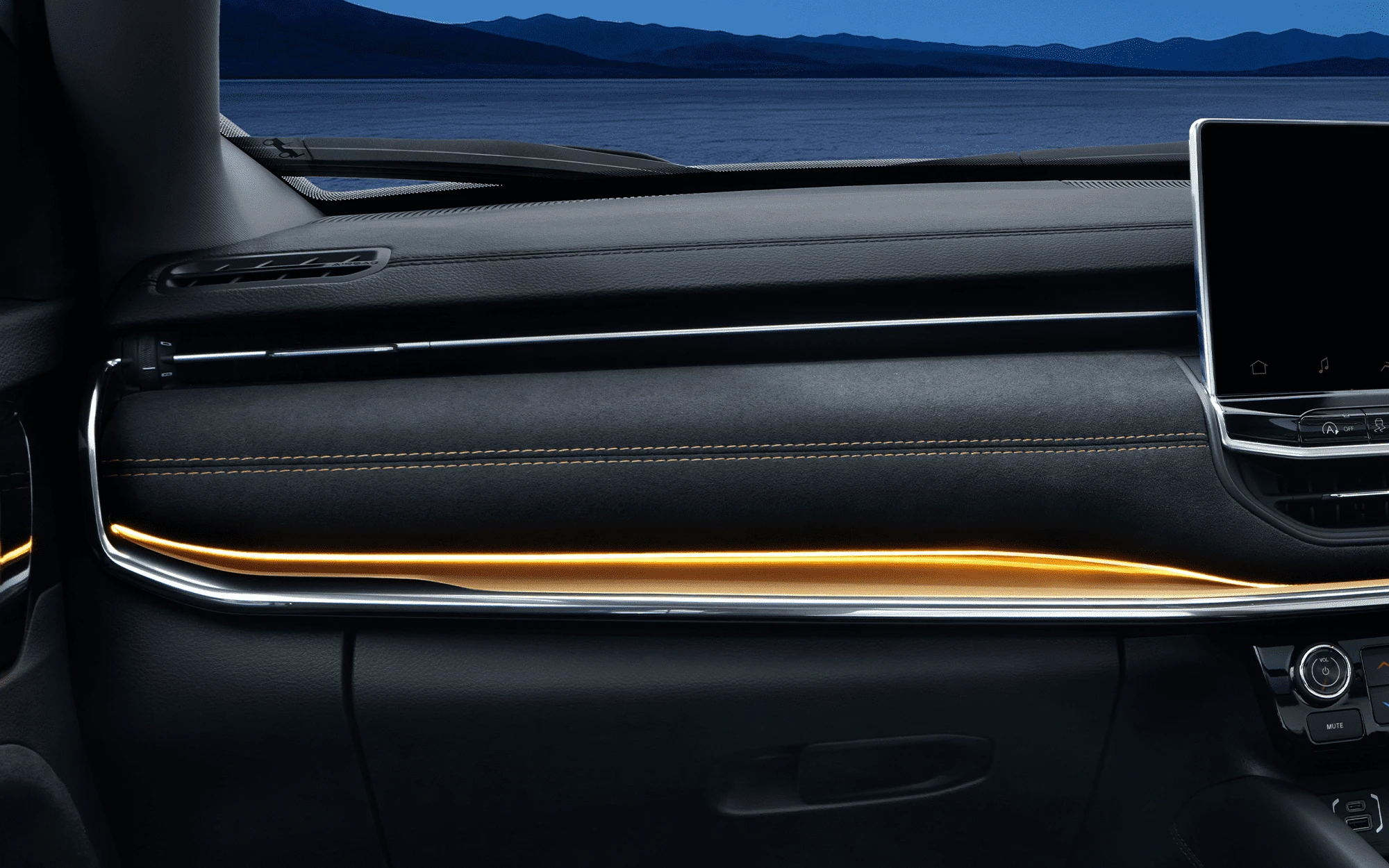 Dashboard from the Passenger Side