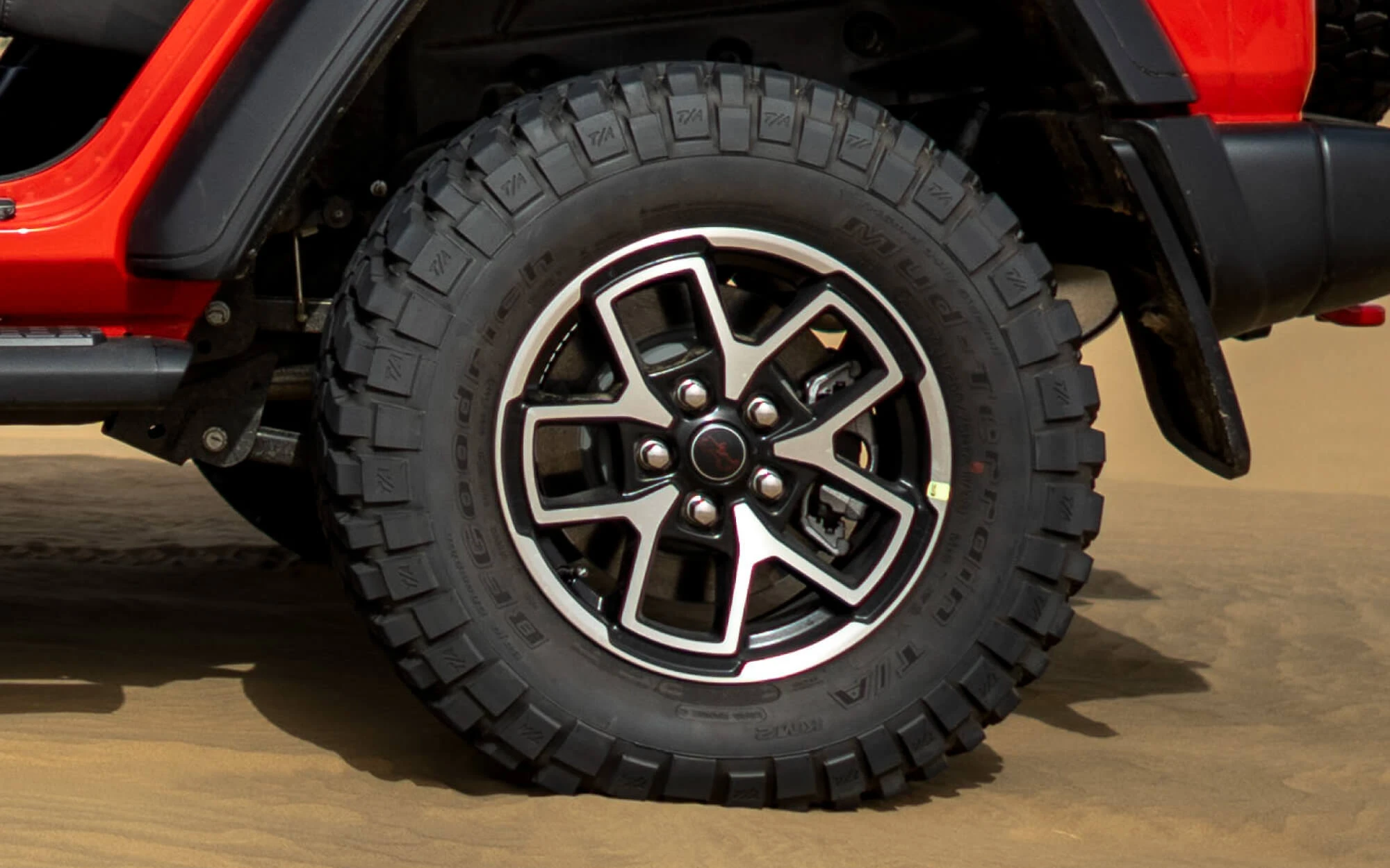Alloy Wheel and All-Terrain Tyre