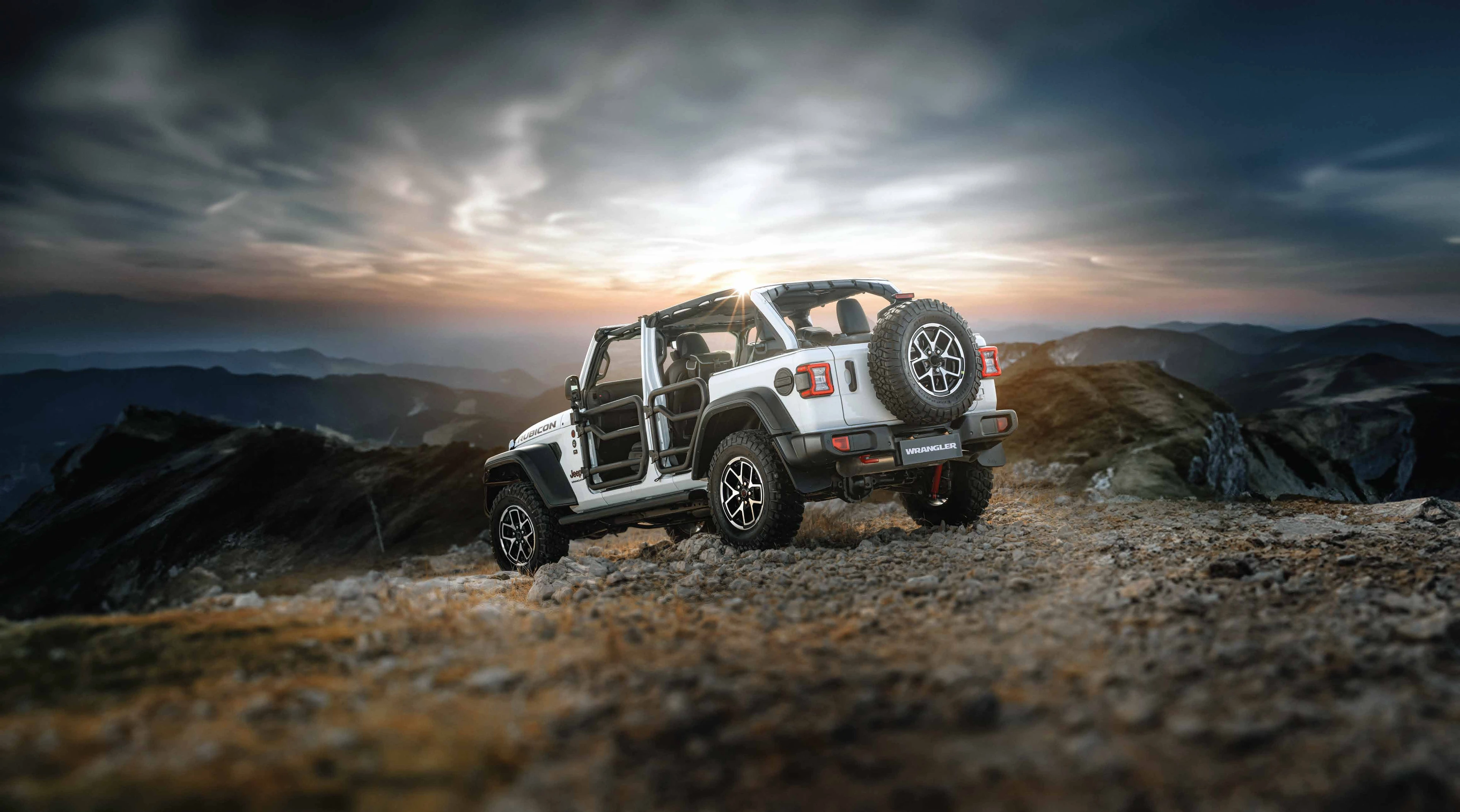 Doors-Off Rear Left Three-Quarter View