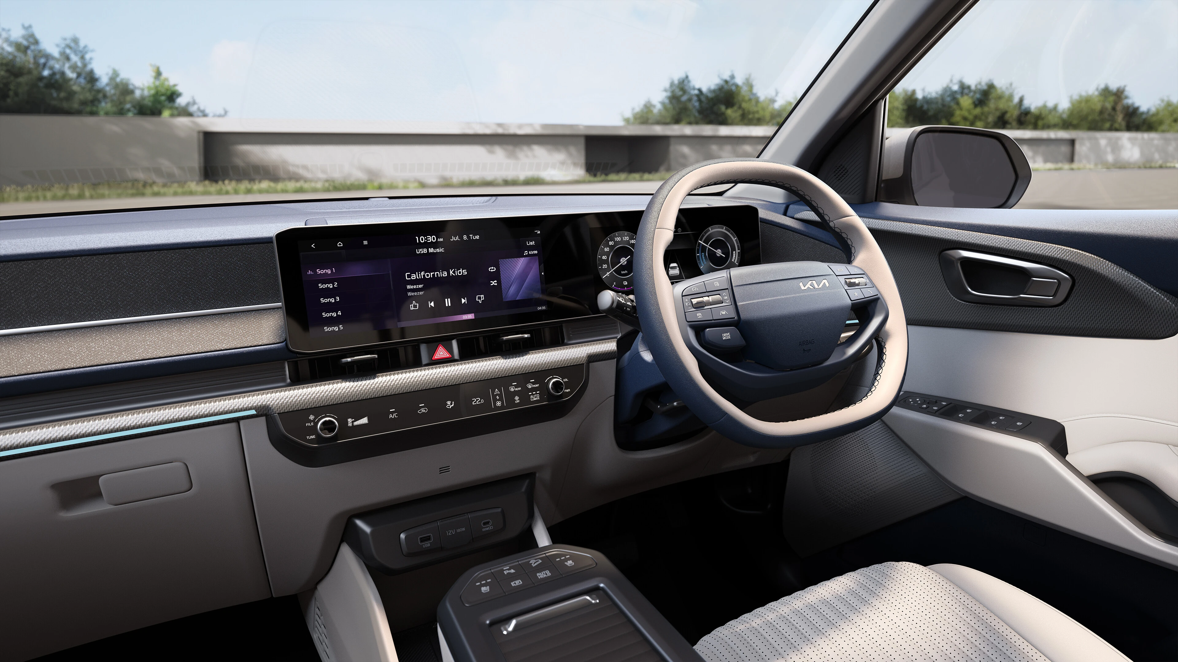 Dashboard and Steering Wheel