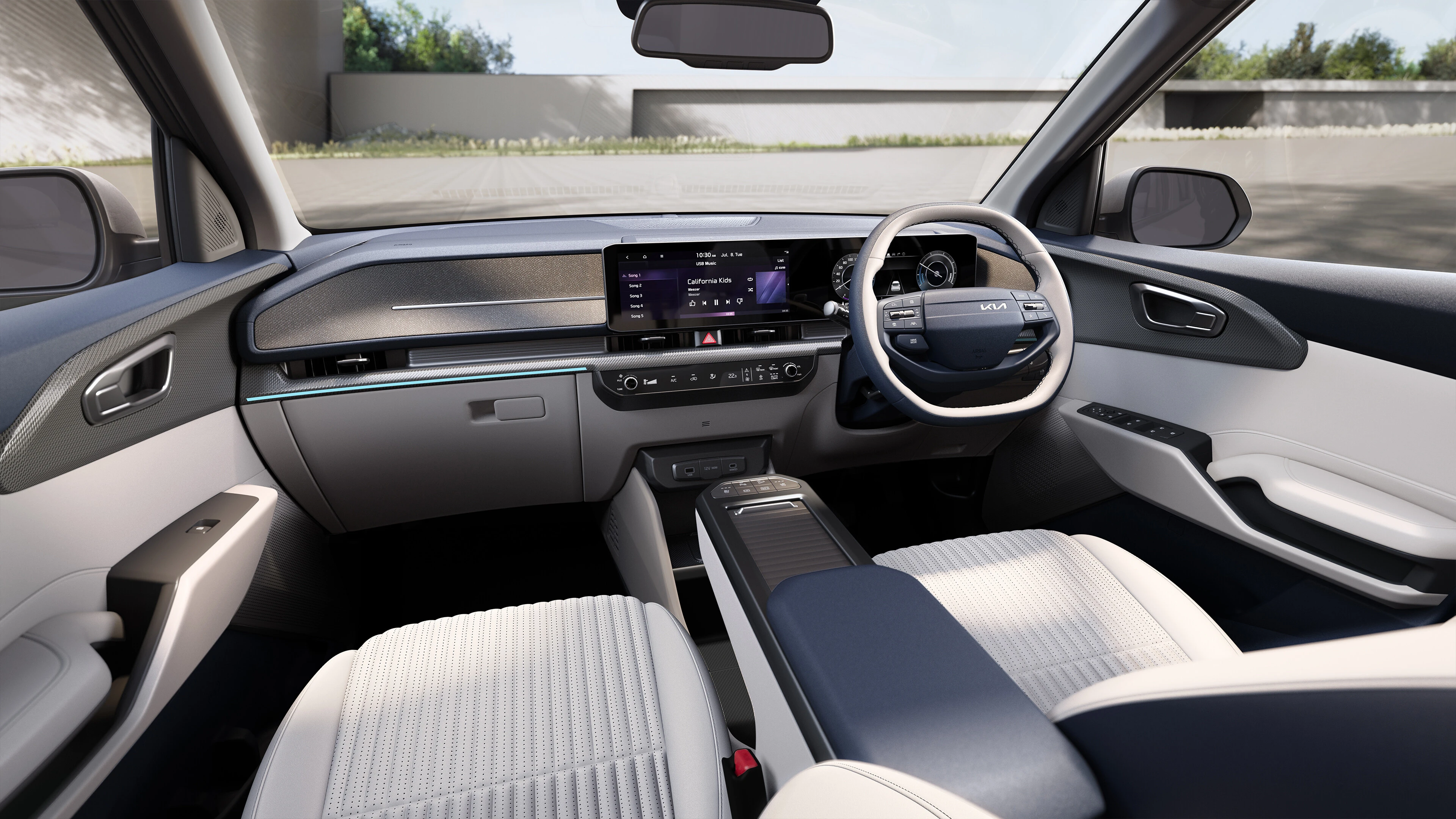 Front Cabin from the Rear Seat