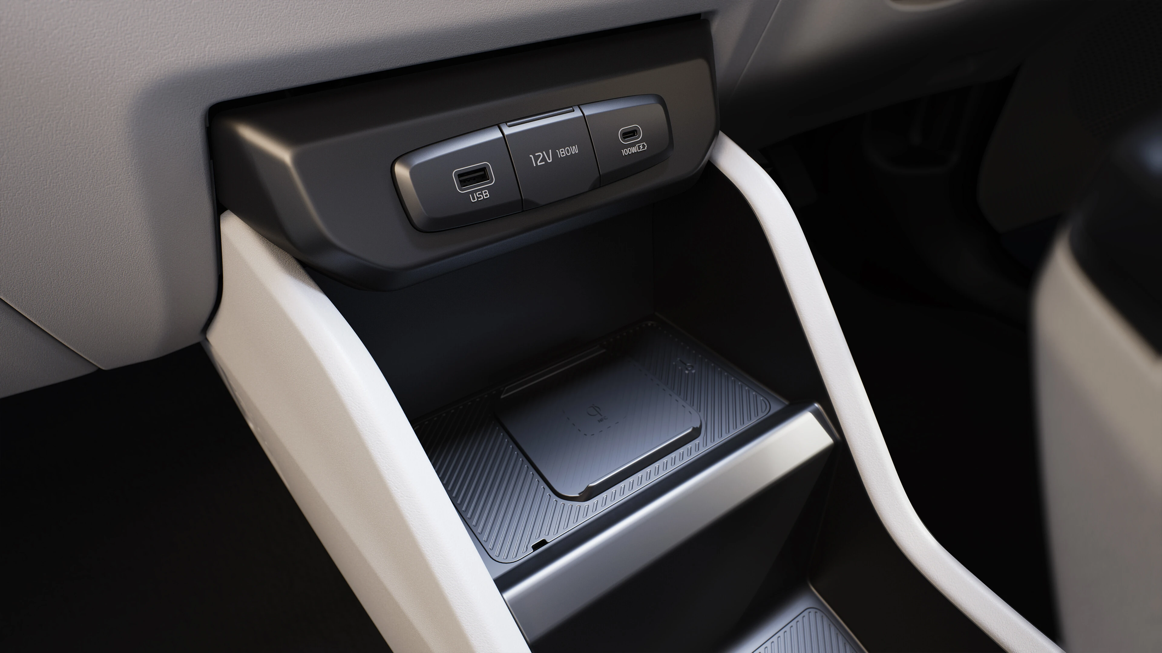 Wireless Charger and USB-C Ports