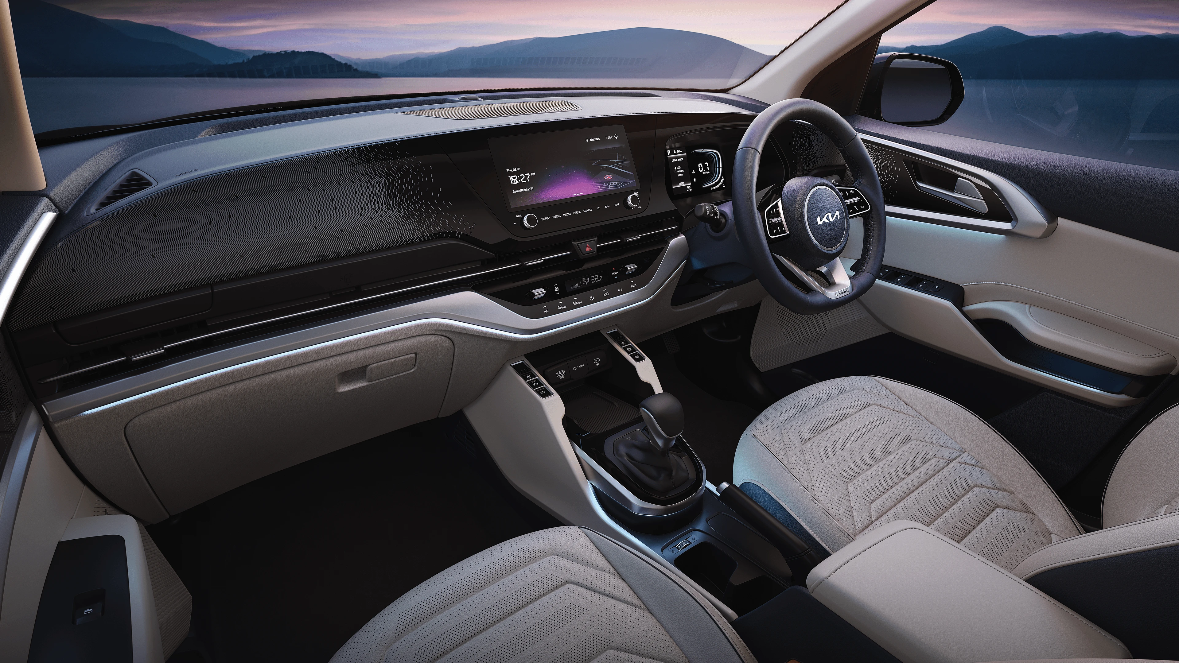 Dashboard from the Passenger Side
