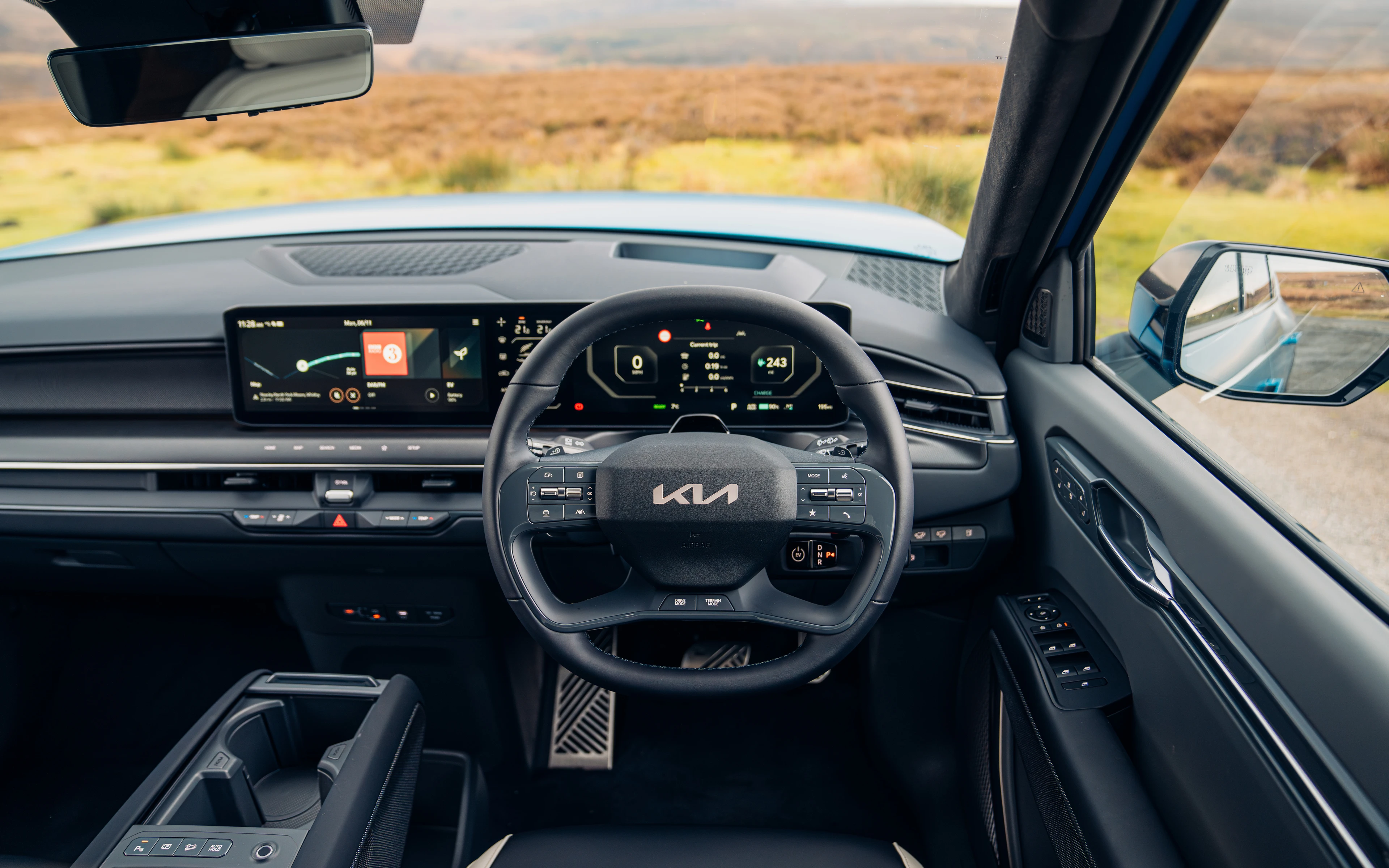 Steering Wheel and Driver Display