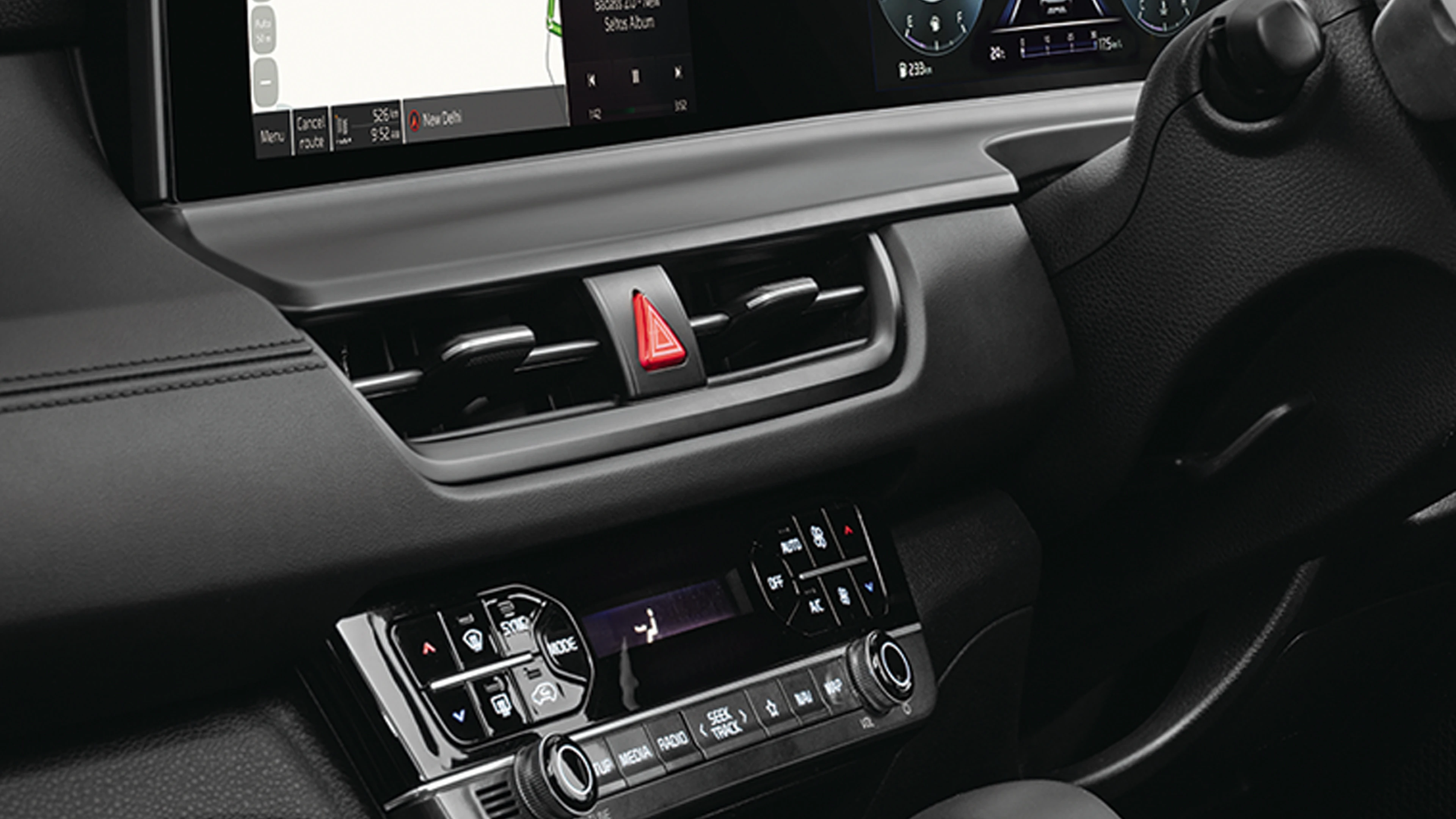 Centre Console and Climate Controls