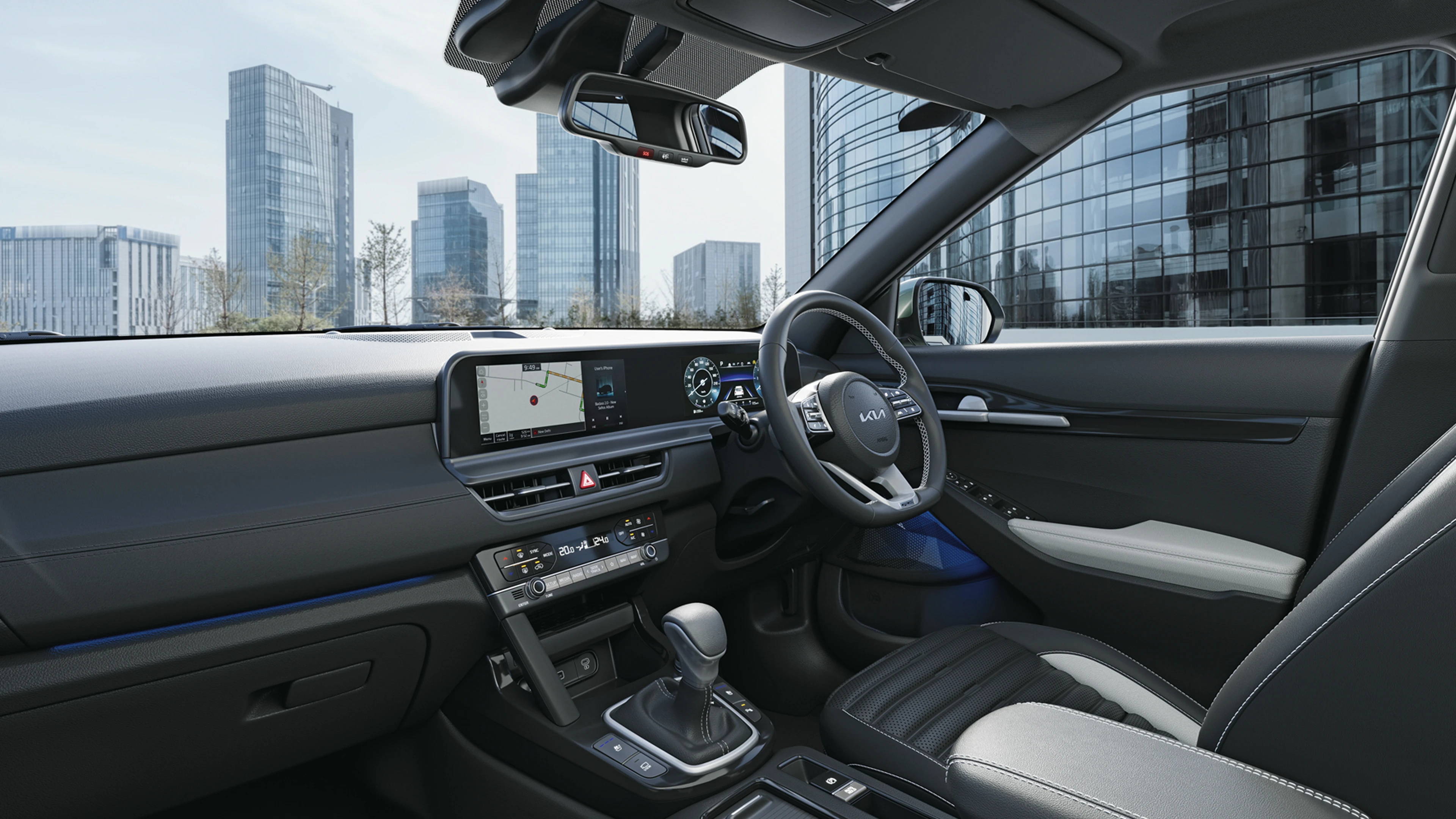 Dashboard from the Passenger Side