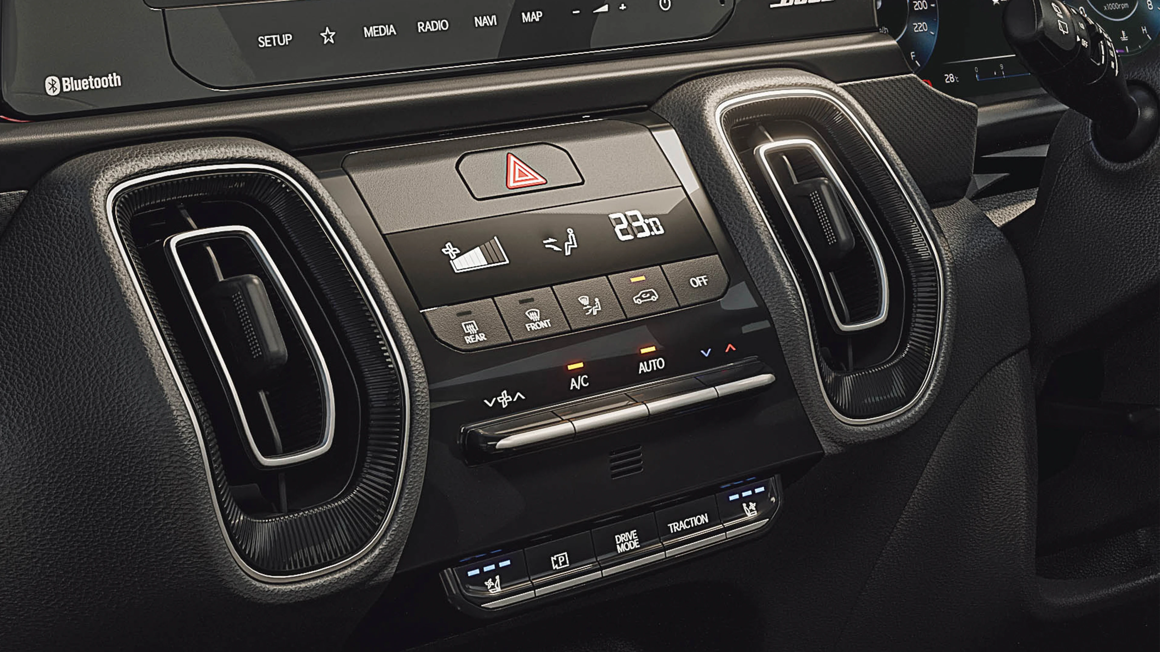 Centre Console and Climate Controls