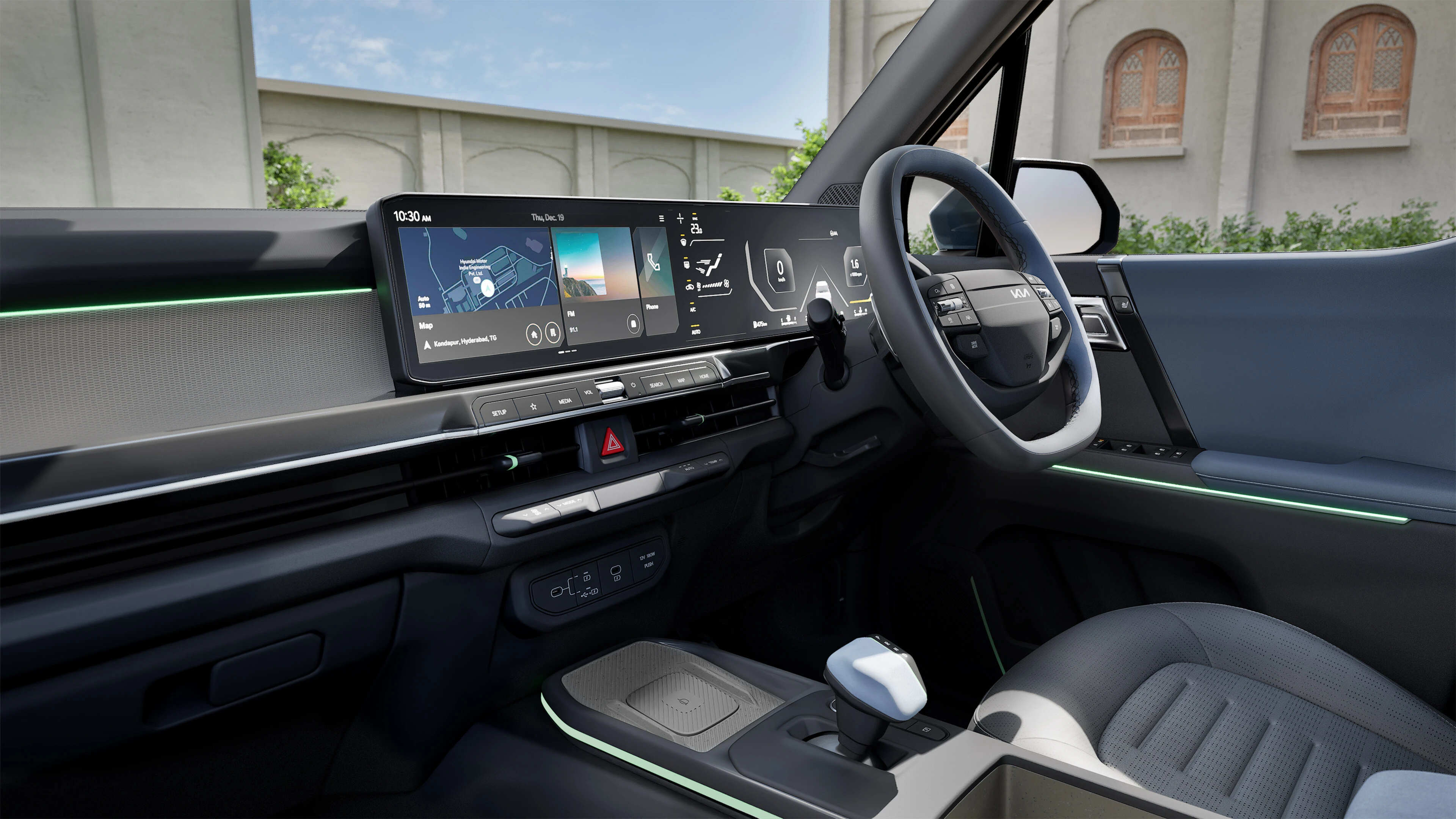 Dashboard from the Passenger Side