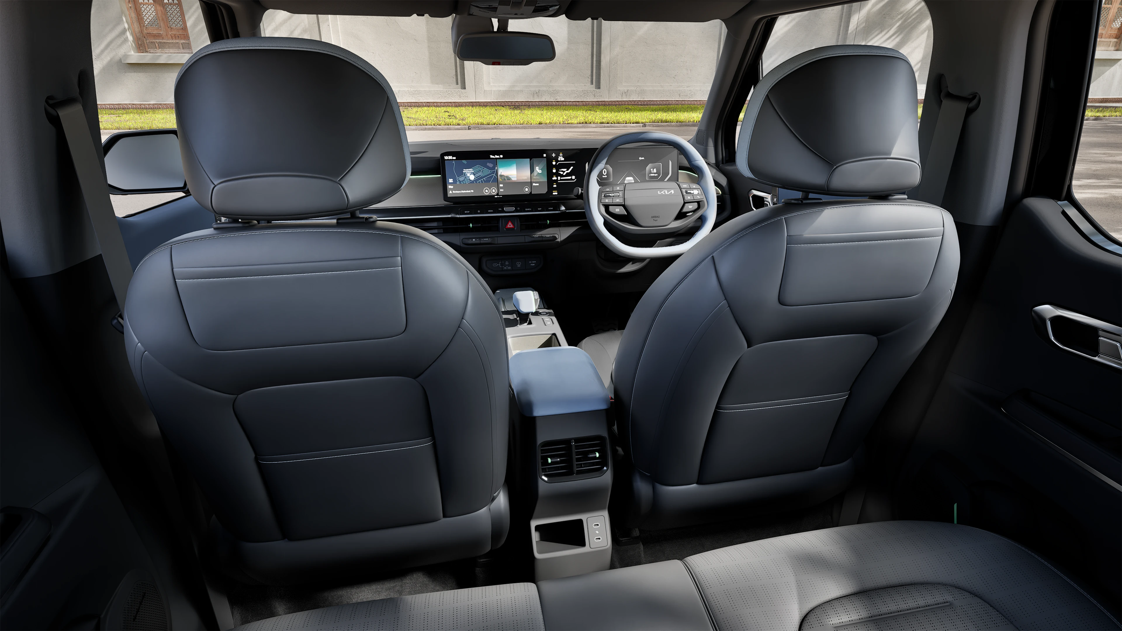 Front Seats from the Rear Seat