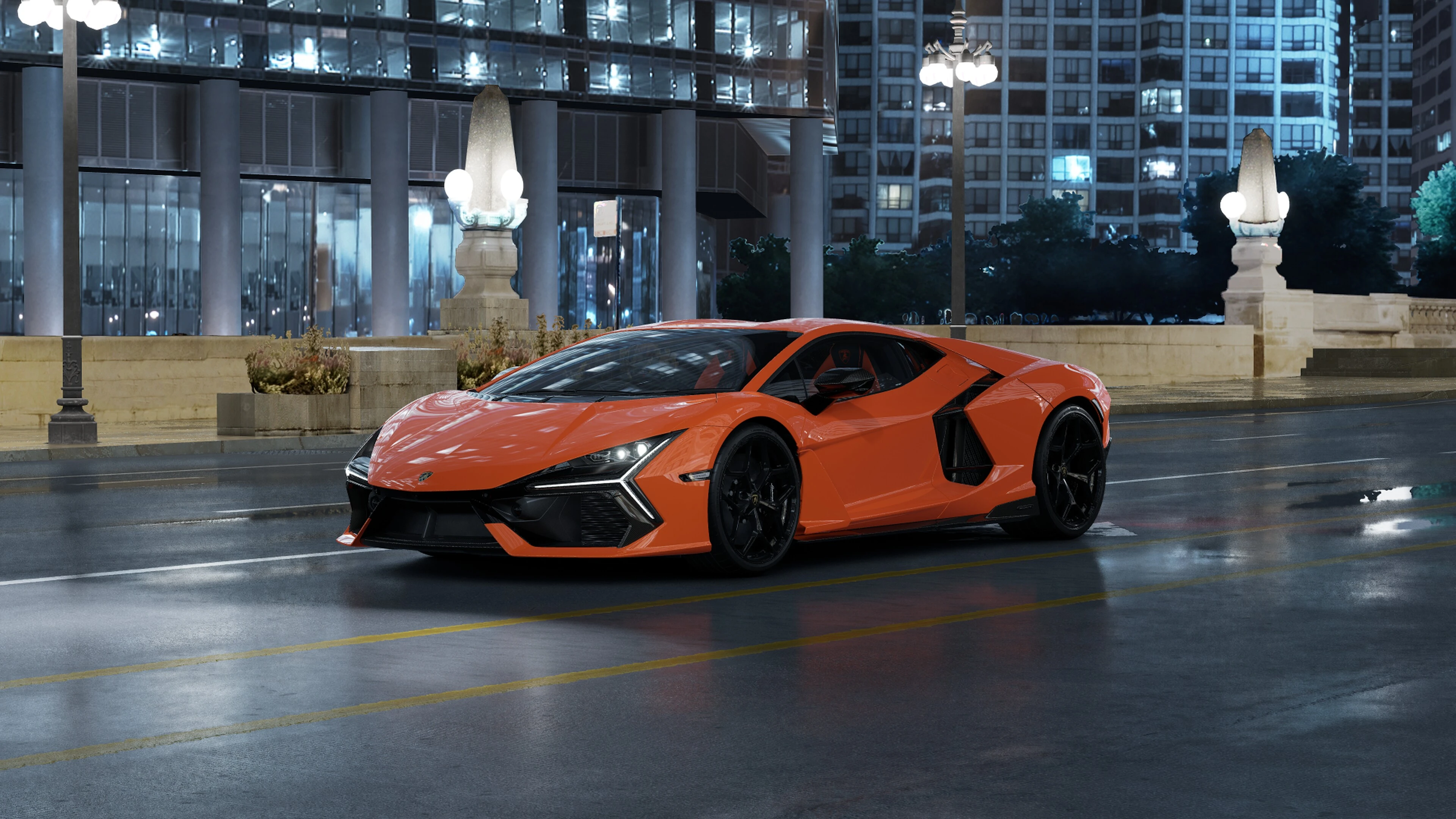Front 3/4 in the city at night