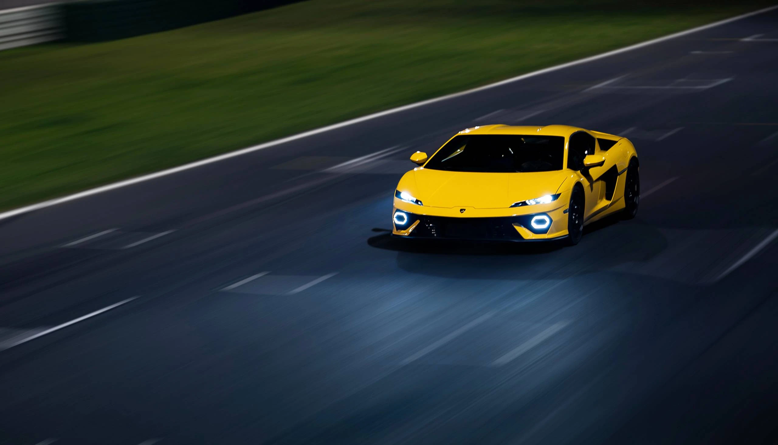 Driving at night (yellow)