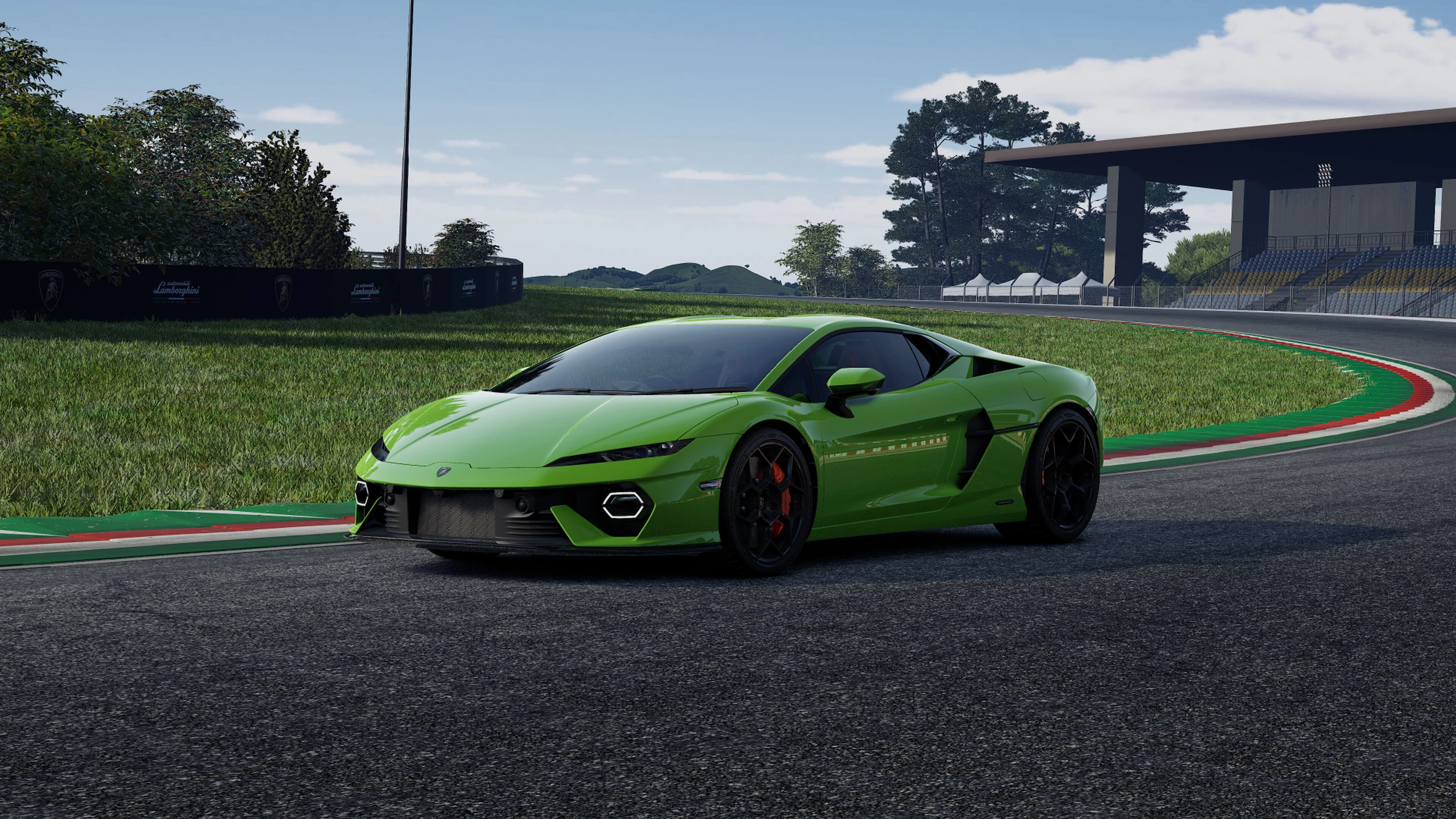 Front 3/4 at the race track