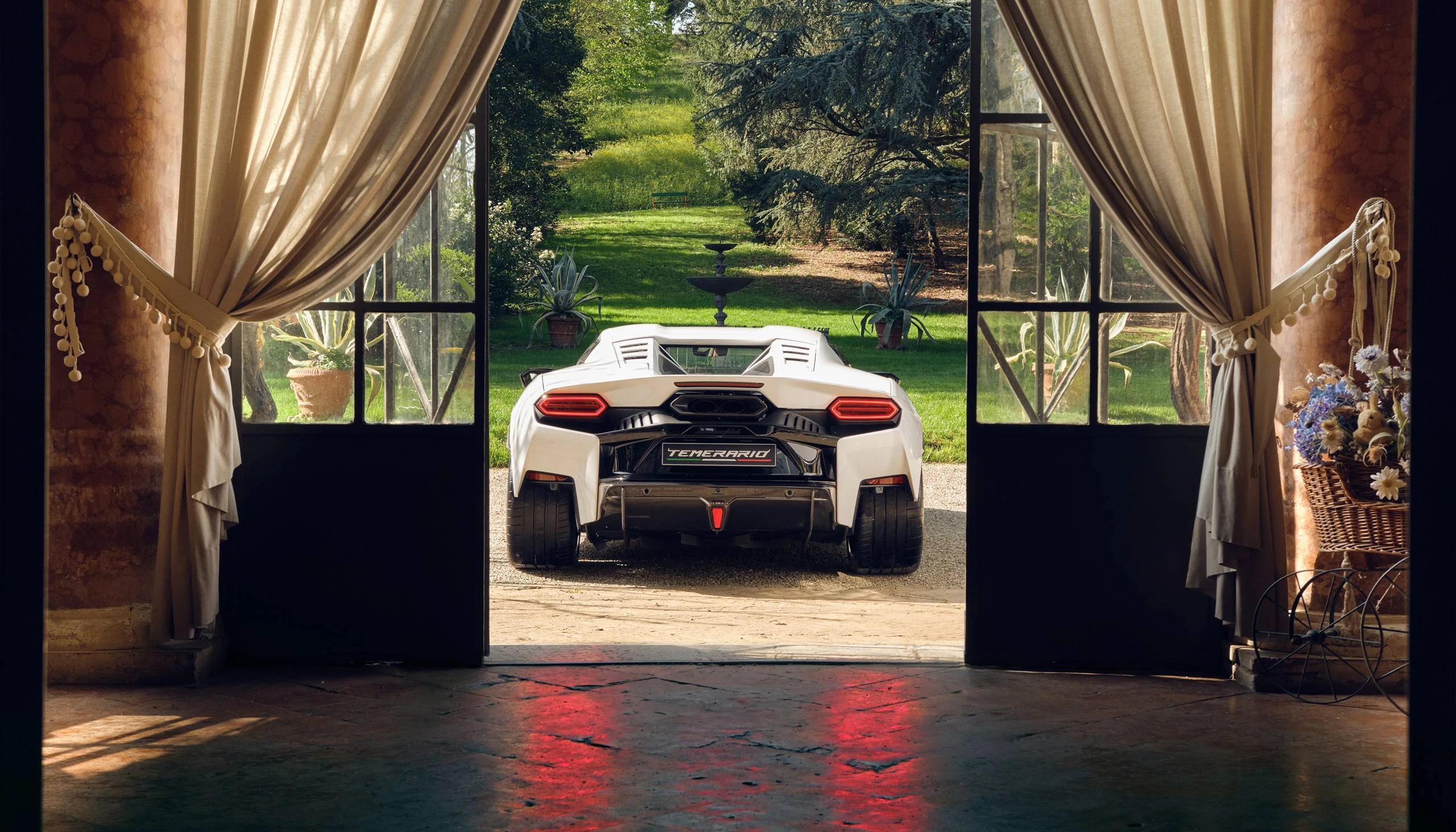 Rear through the barn doors (white)